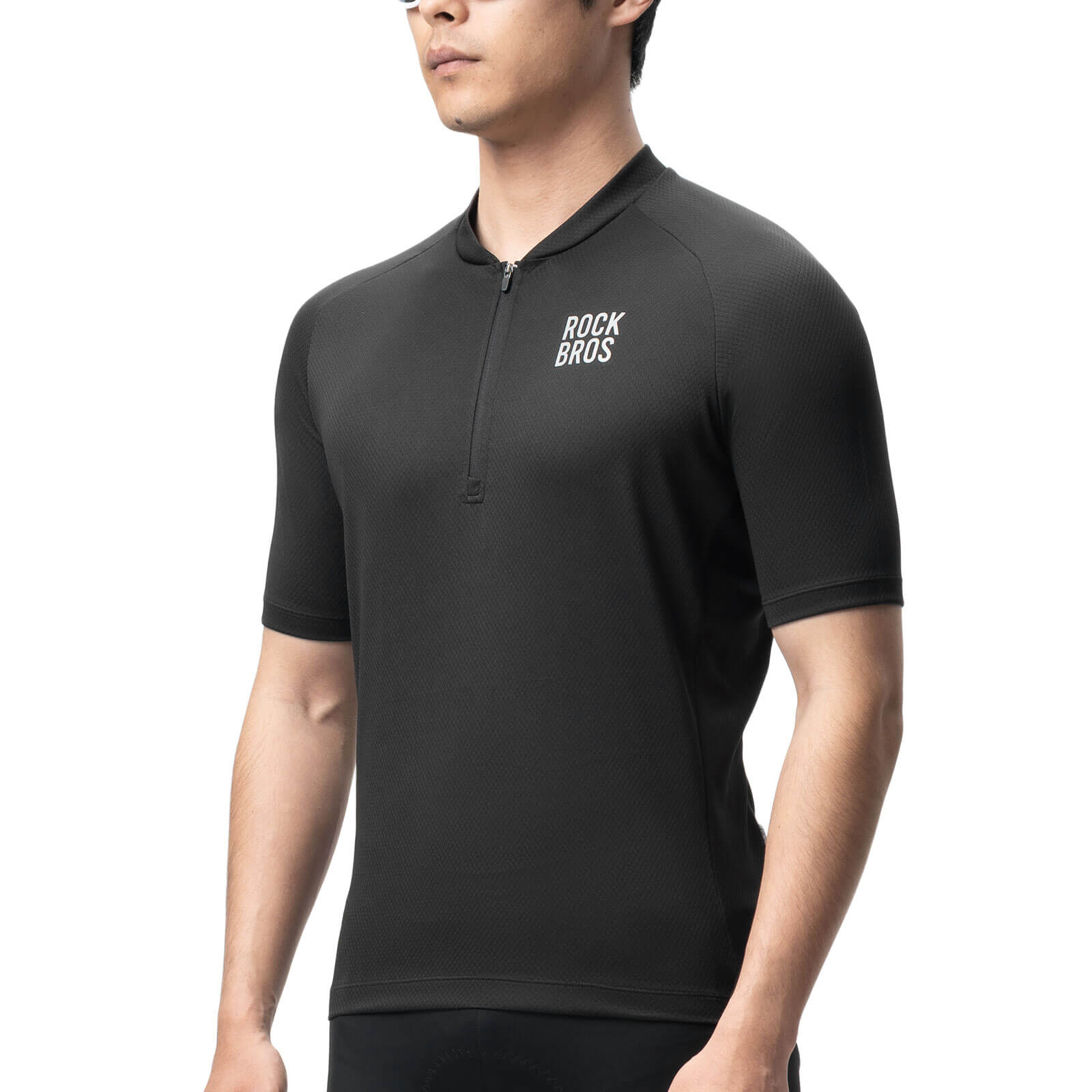ROCKBROS Summit breathable men's cycling jersey for summer road biking.