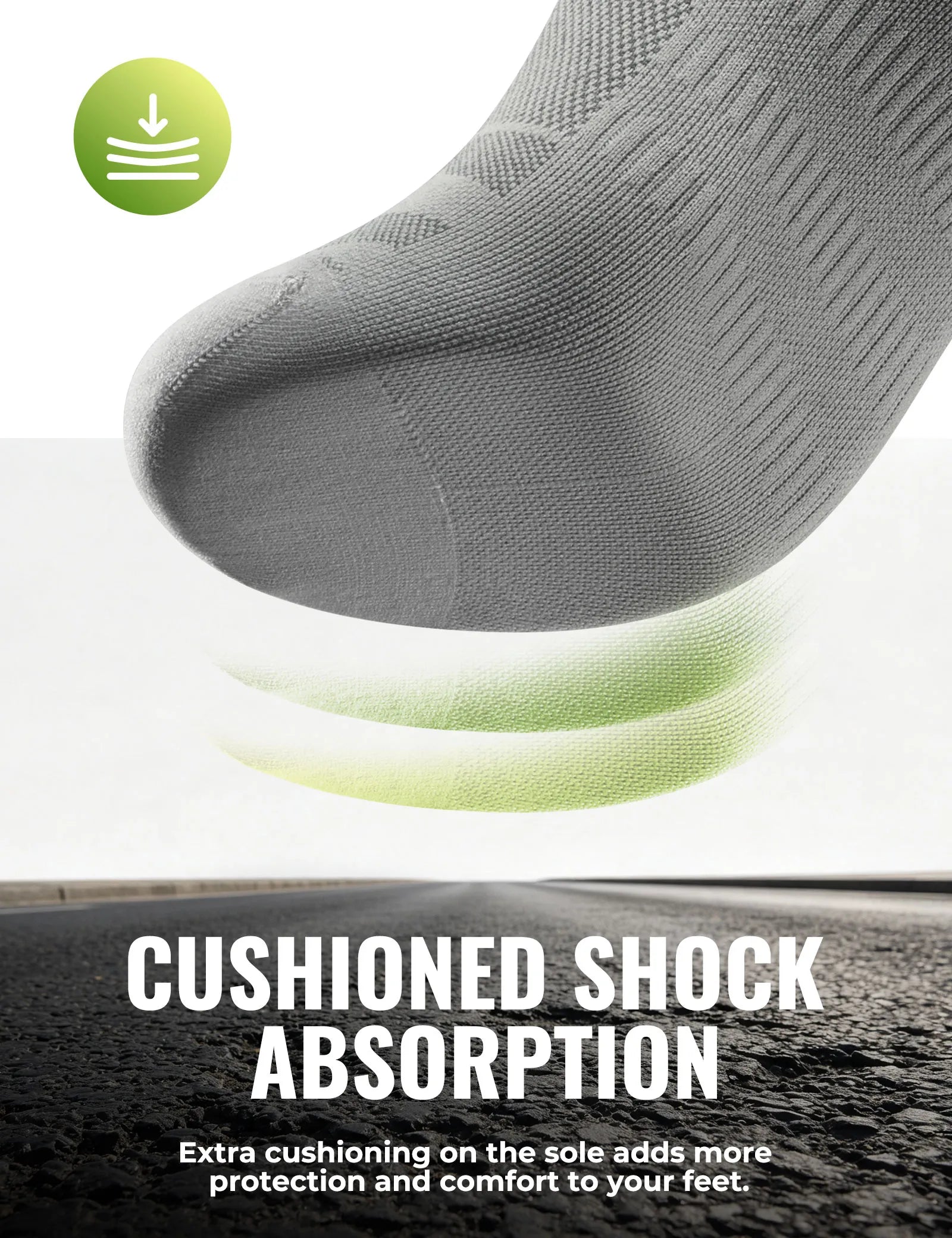 rockbros tiger stripe performance socks for active wear.
#color_grey