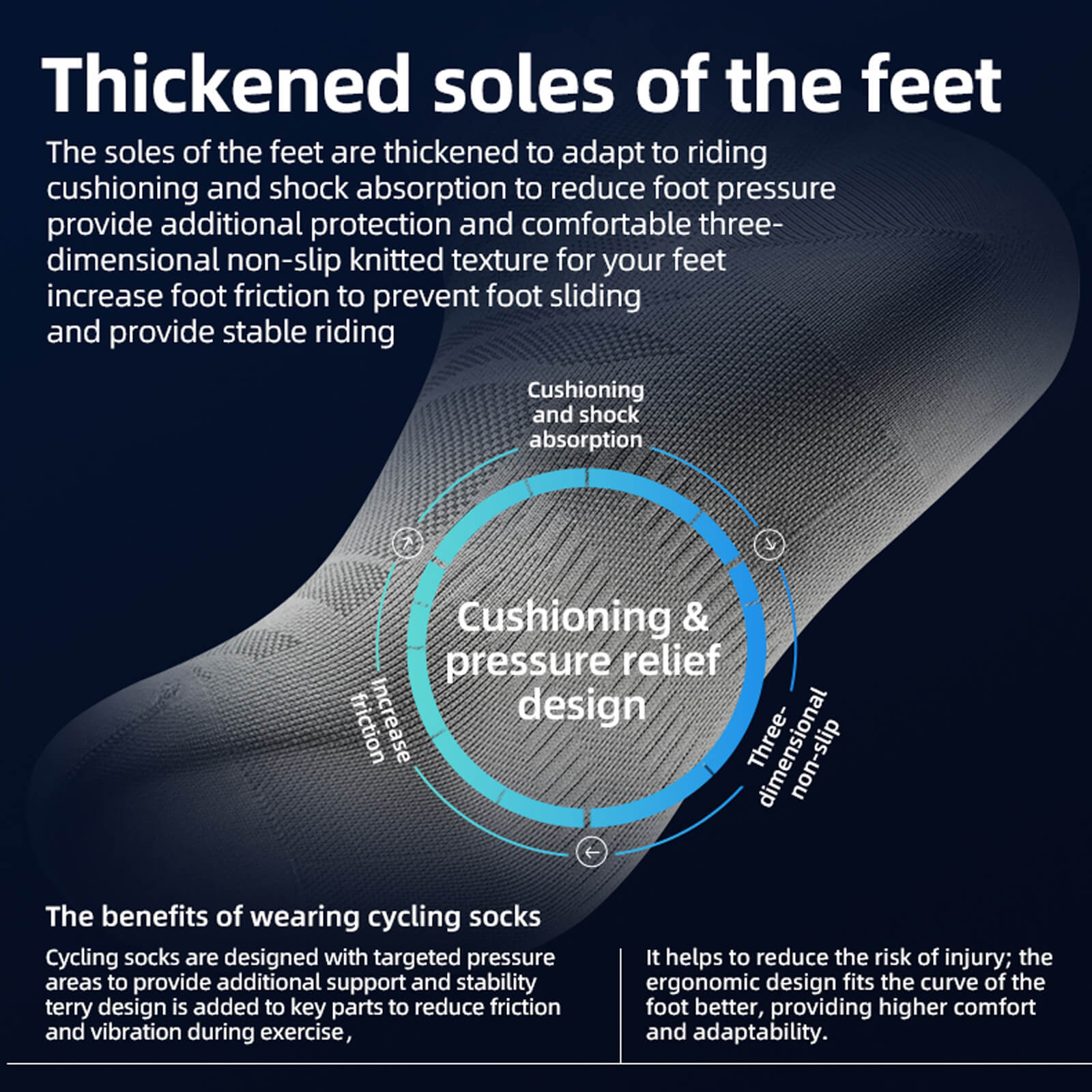 rockbros tiger stripe performance socks for active wear.
#color_grey