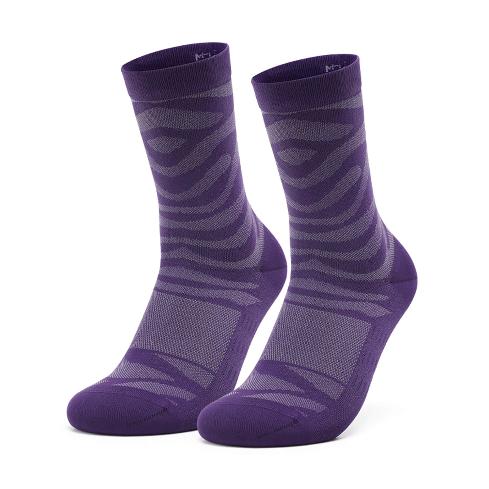 rockbros tiger stripe performance socks for active wear.
#color_purple