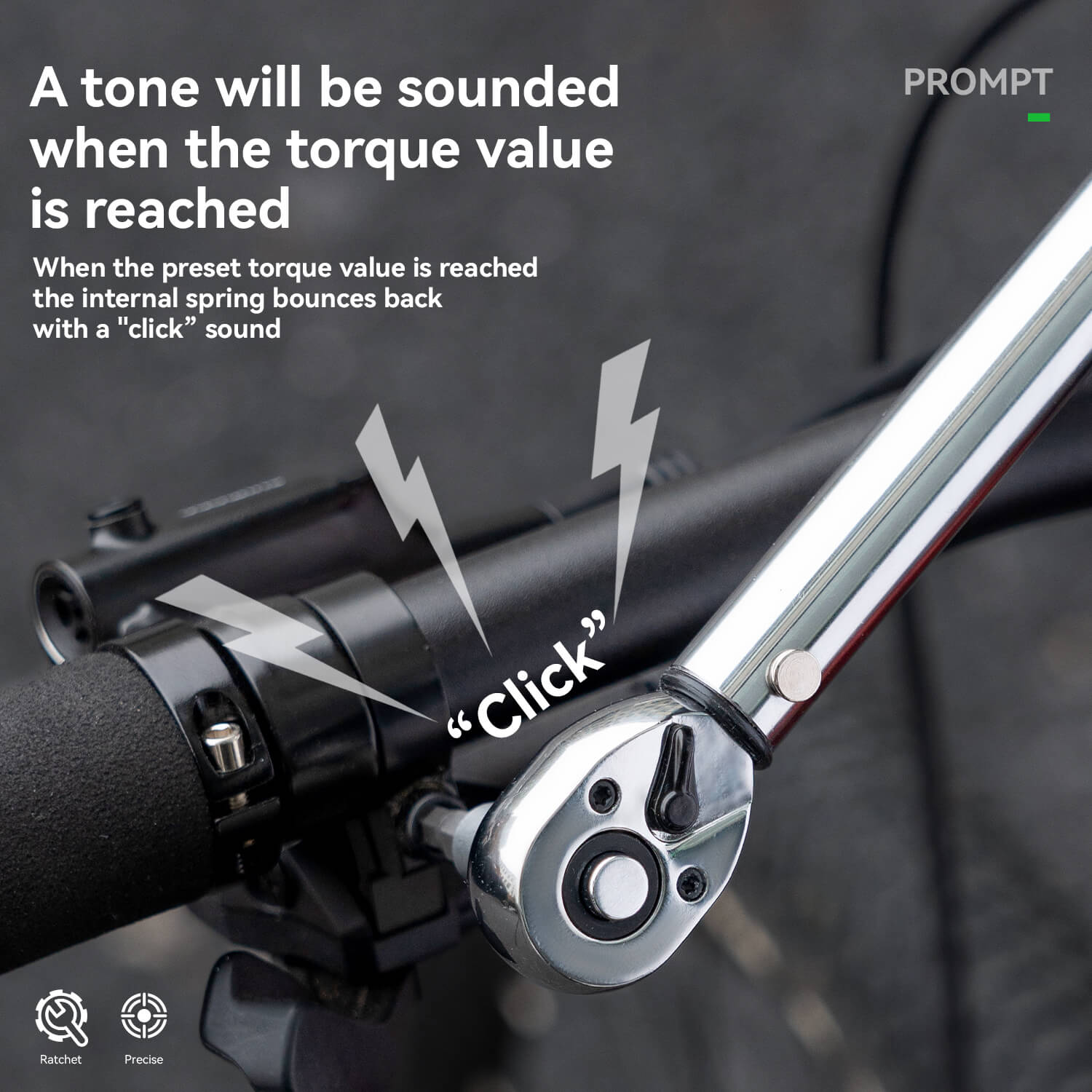 ROCKBROS adjustable 2-24Nm torque wrench set for bicycle maintenance