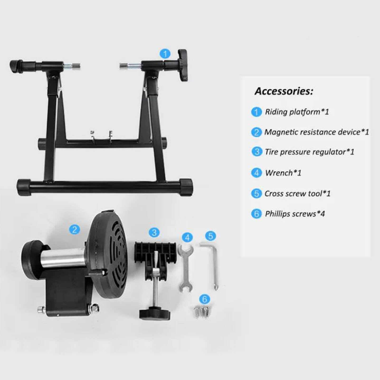 ROCKBROS 707314 indoor cycling trainer for home workouts.
#option_Trainer