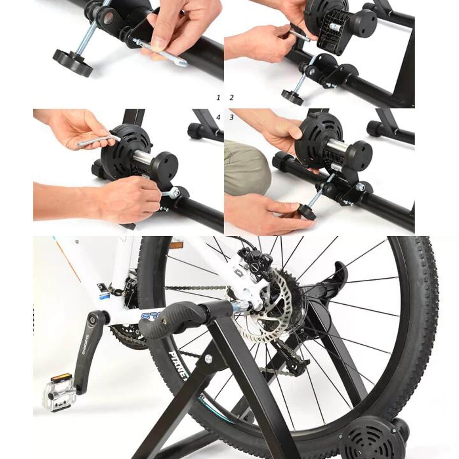 ROCKBROS 707314 indoor cycling trainer for home workouts.
#option_Trainer