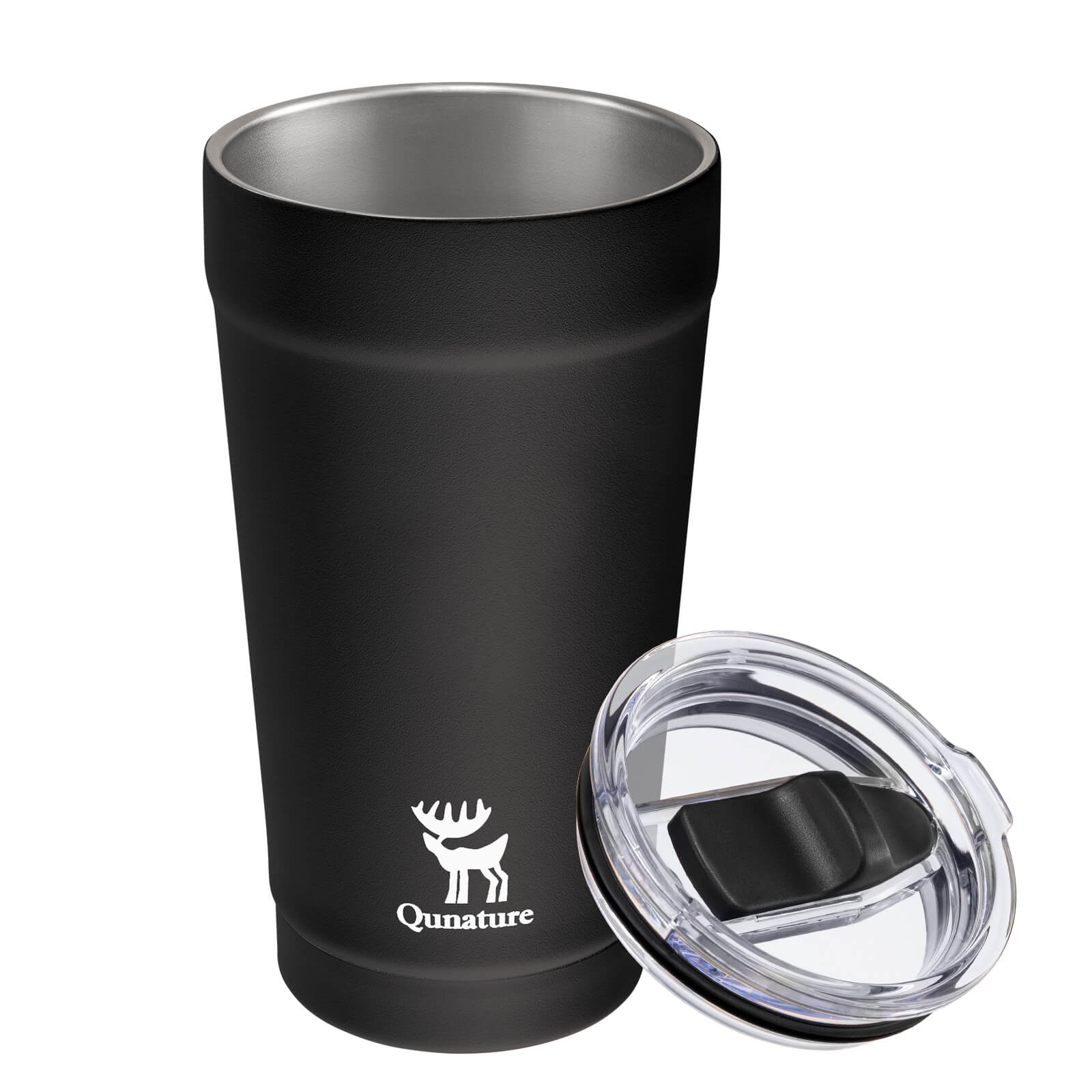 rockbros keepfresh stainless coffee cup for daily commute.
#color_black
