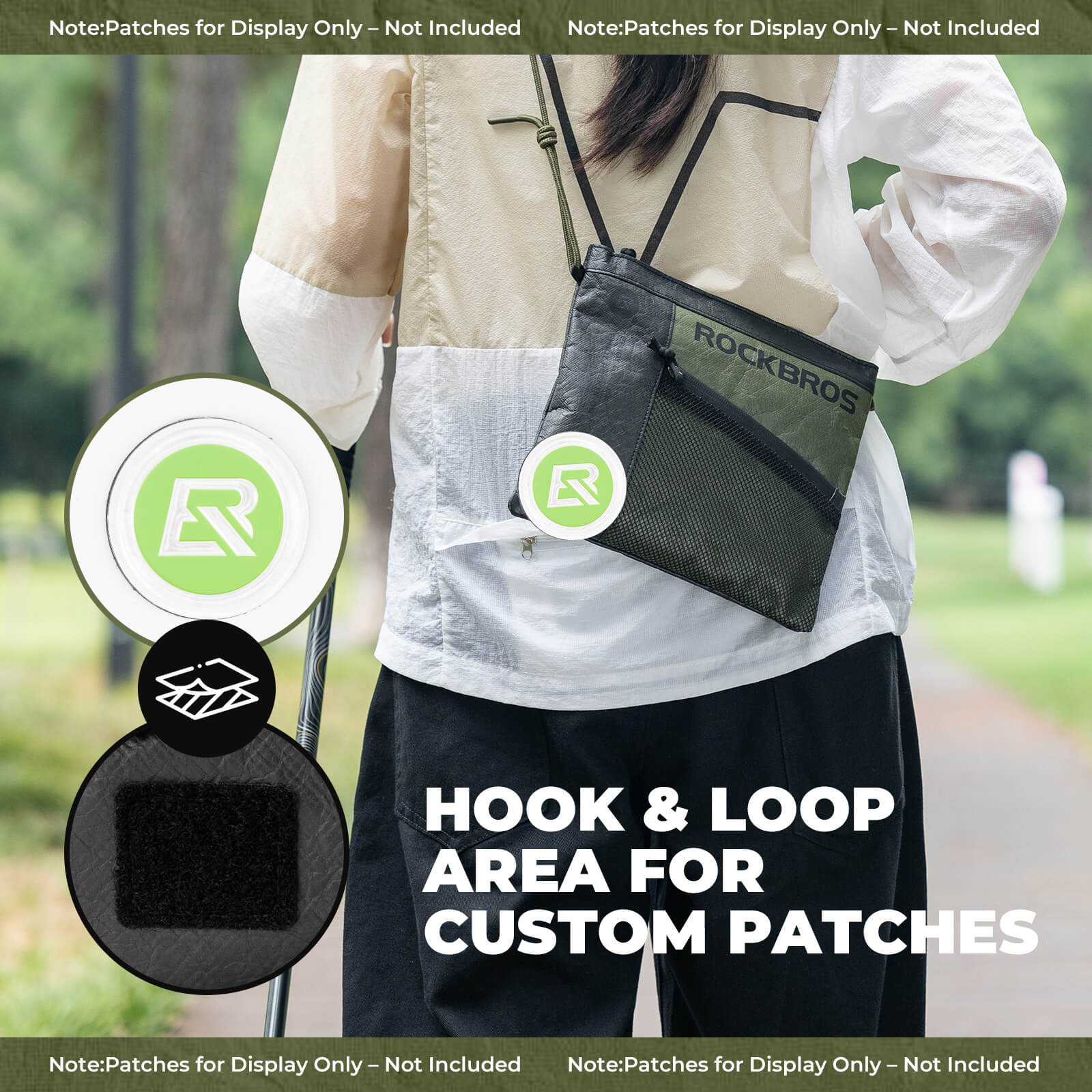 rockbros durable tyvek handlebar bag for daily ride