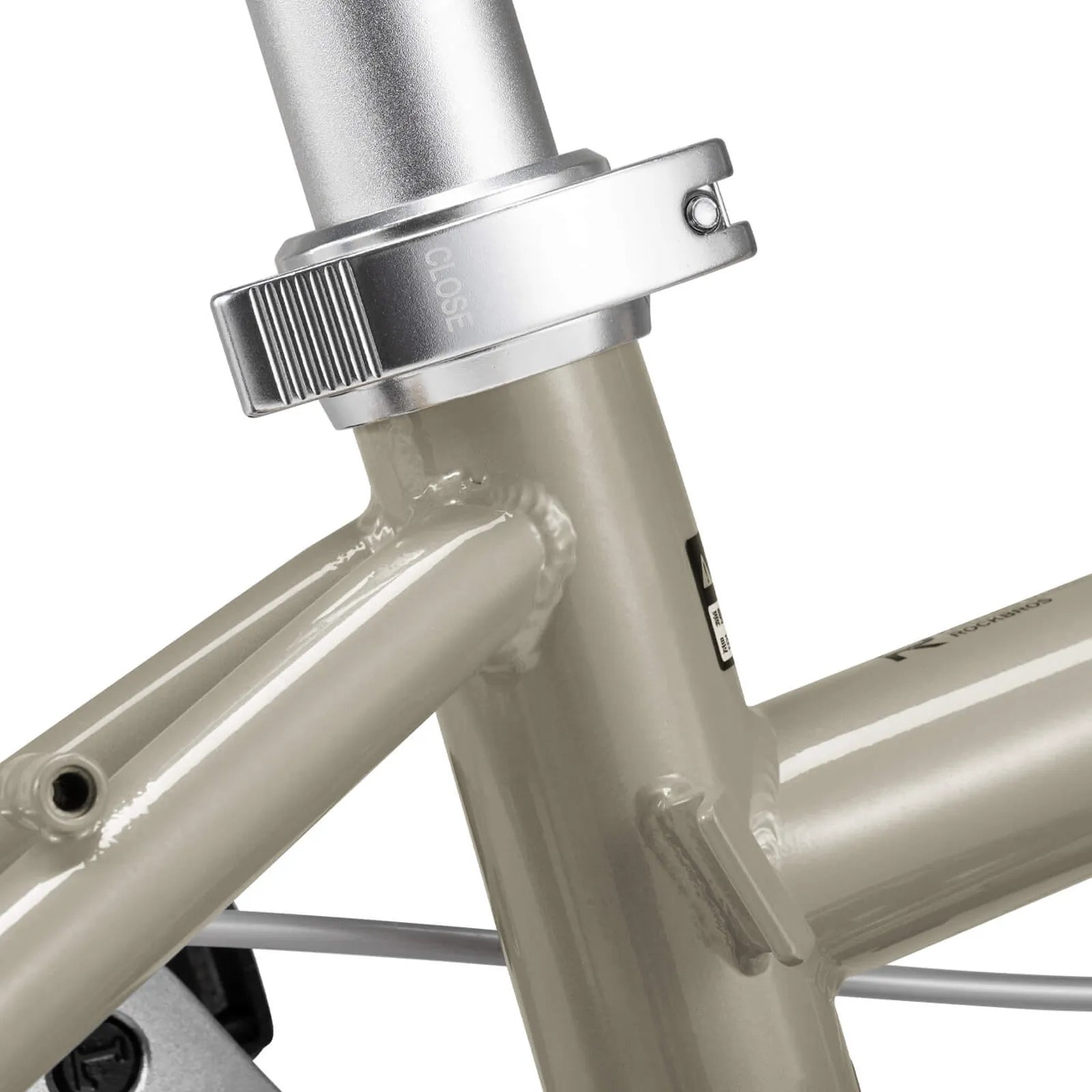 rockbros Folded view of the VDS 20-inch folding bicycle for easy storage.
#color_grey