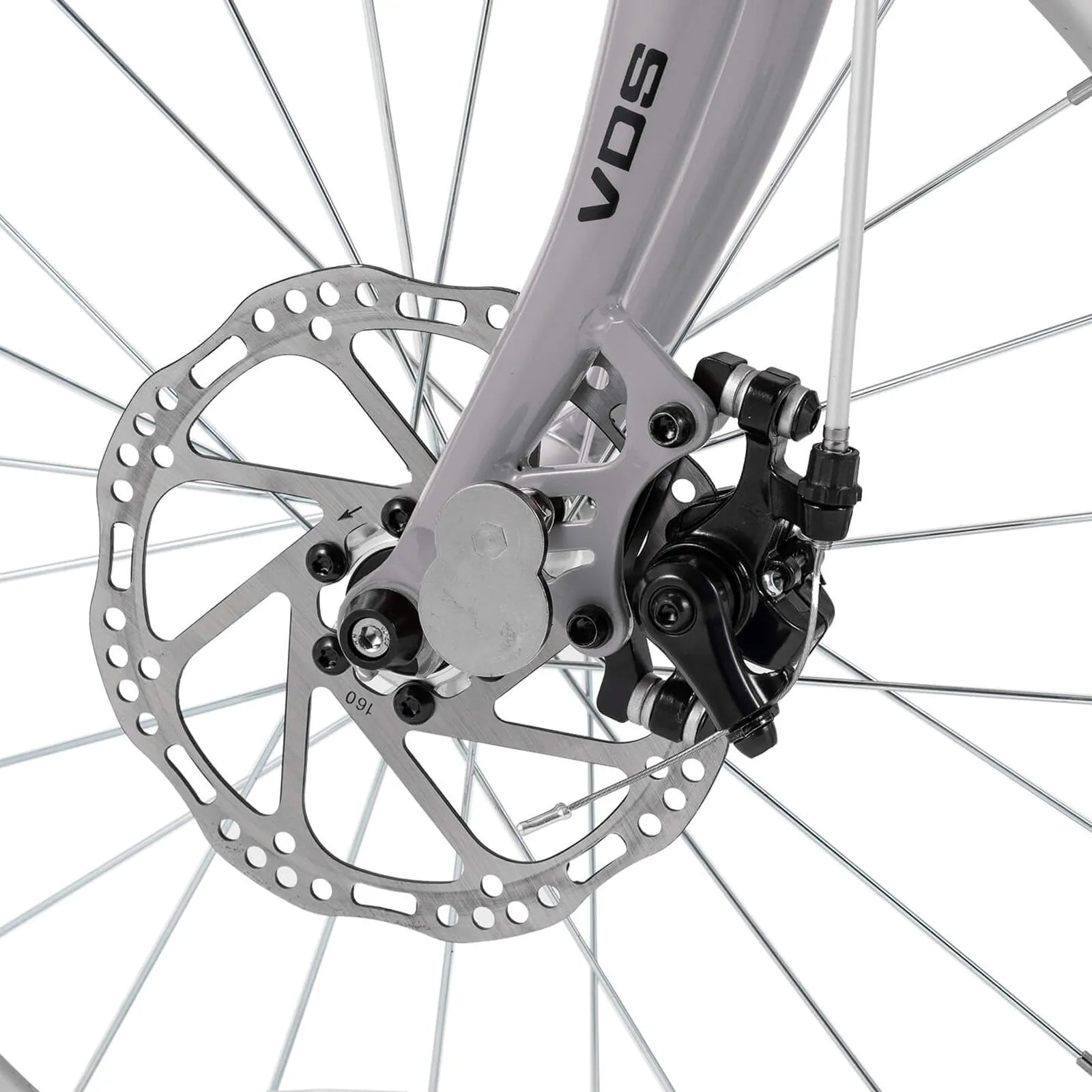 rockbros Folded view of the VDS 20-inch folding bicycle for easy storage.
#color_silver