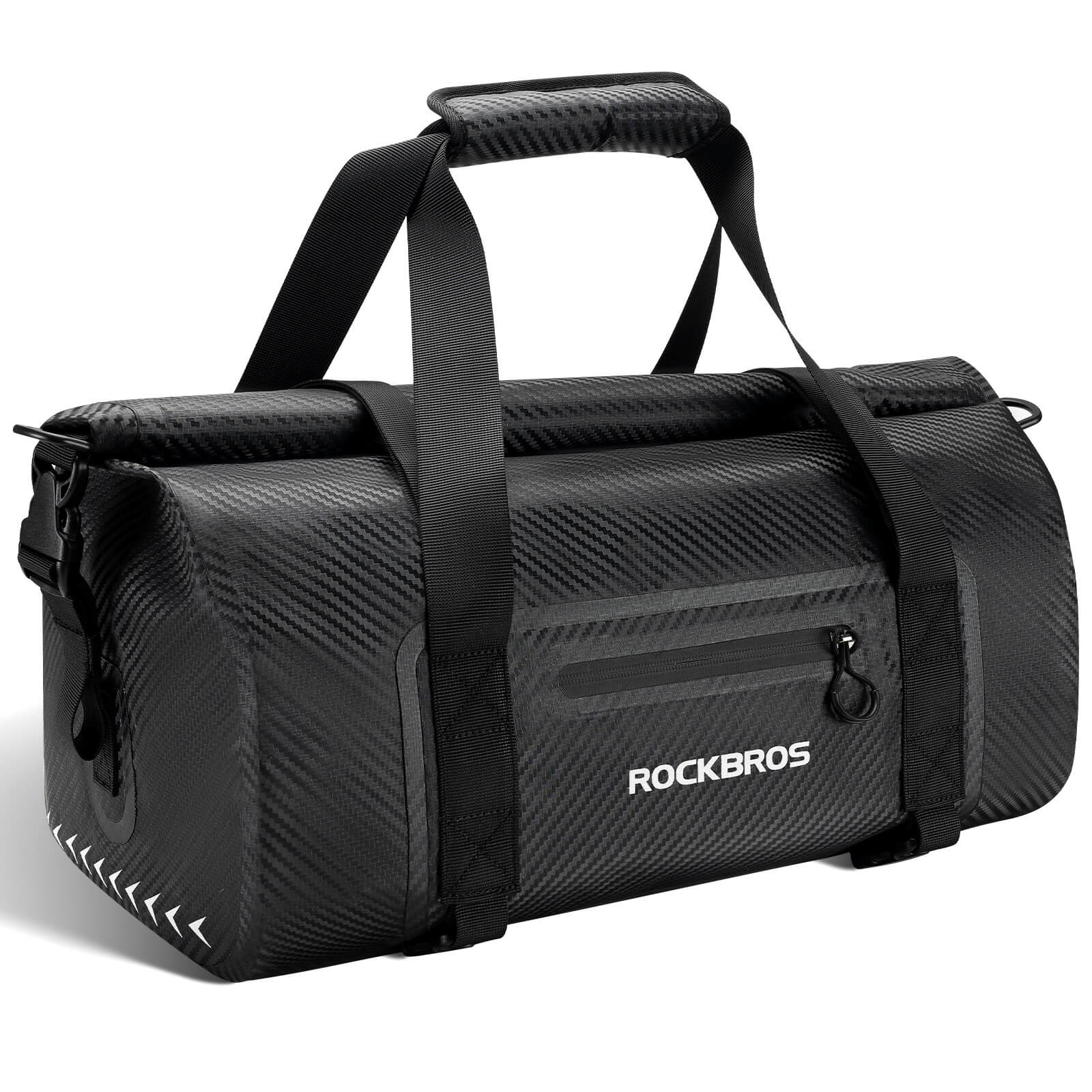 ROCKBROS waterproof motorcycle tail bag for rear seat storage.
#size_20L 48*24*40cm