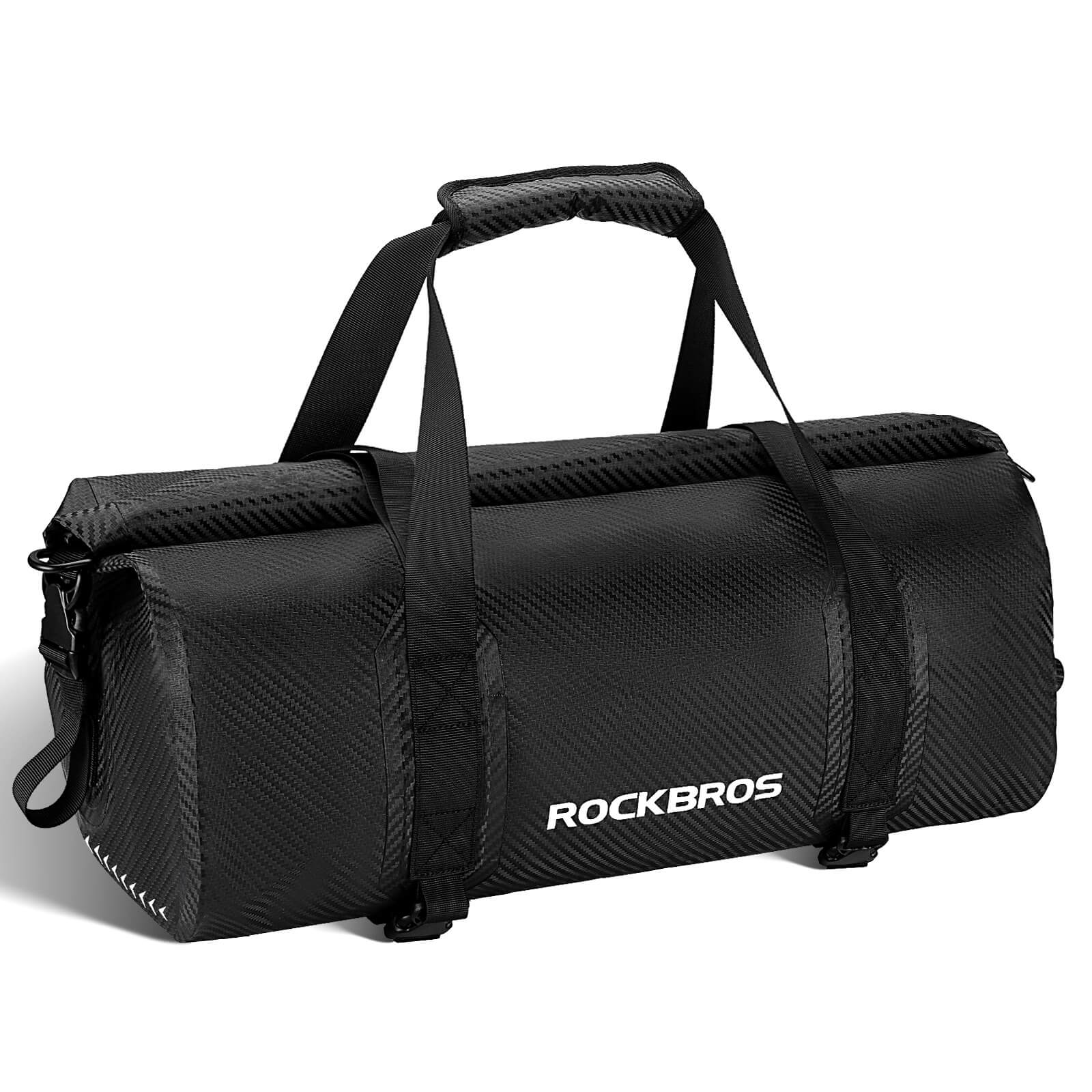 ROCKBROS waterproof motorcycle tail bag for rear seat storage.
#size_30L 60*24*42cm
