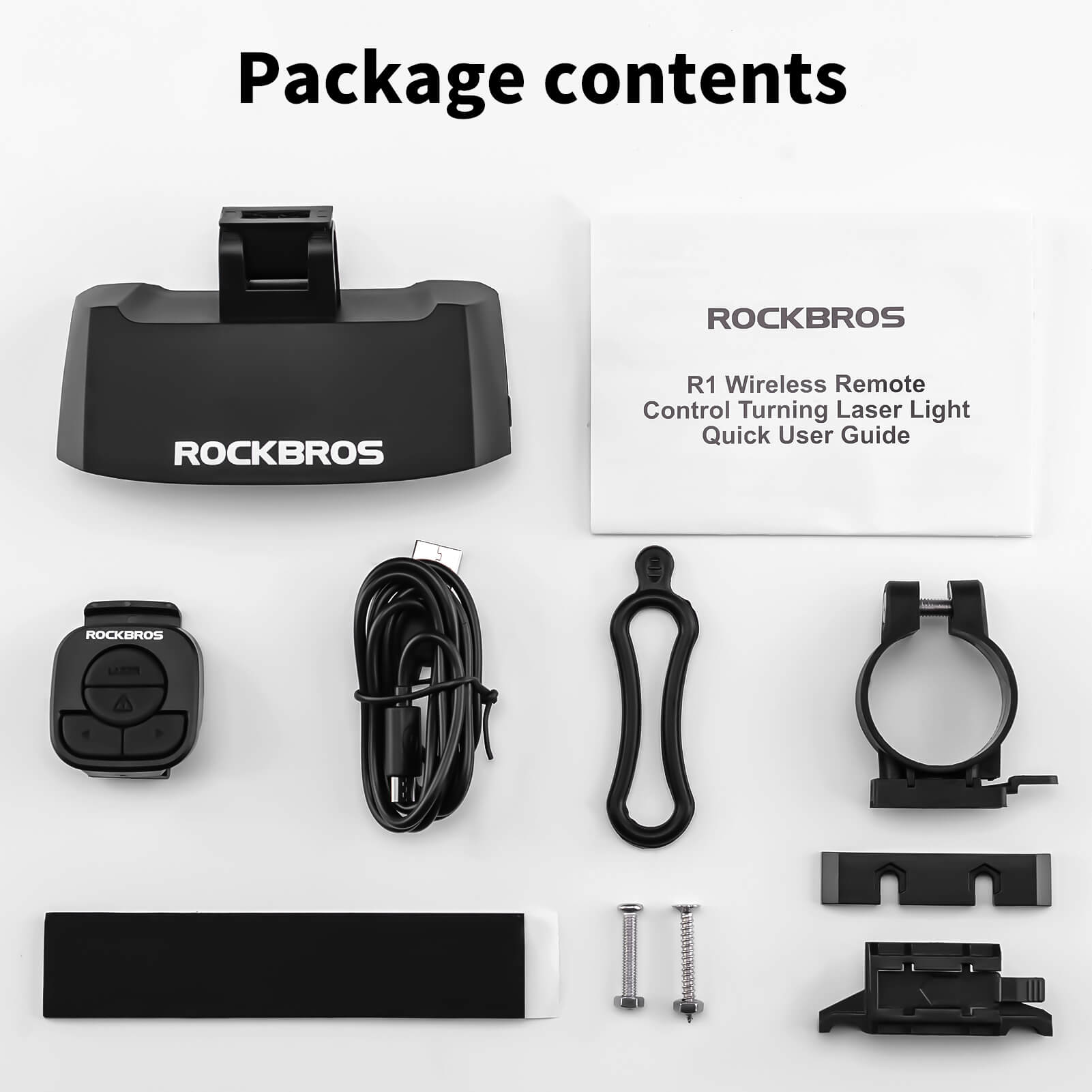 rockbros waterproof bike rear light for road and commuter cycling.