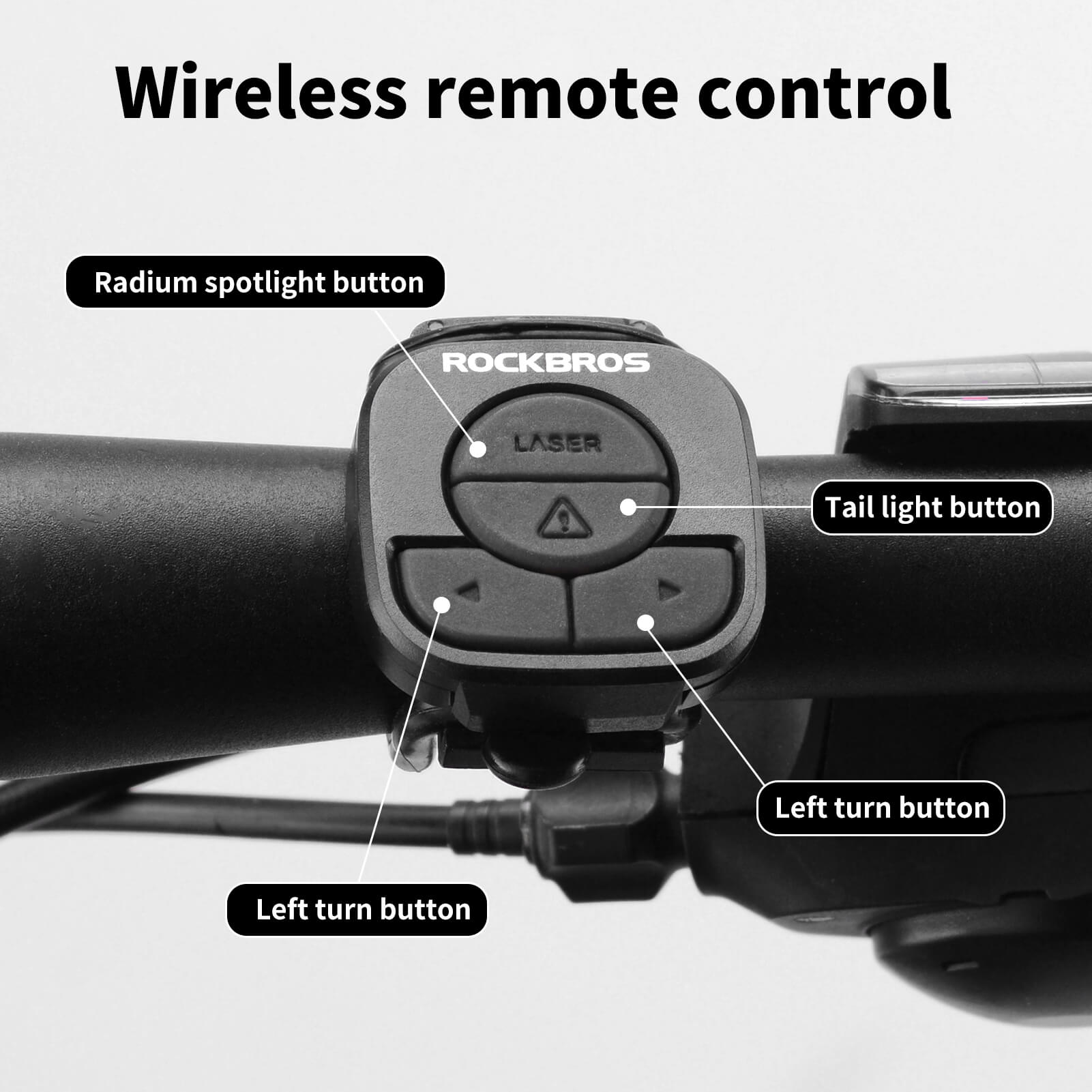 rockbros waterproof bike rear light for road and commuter cycling.