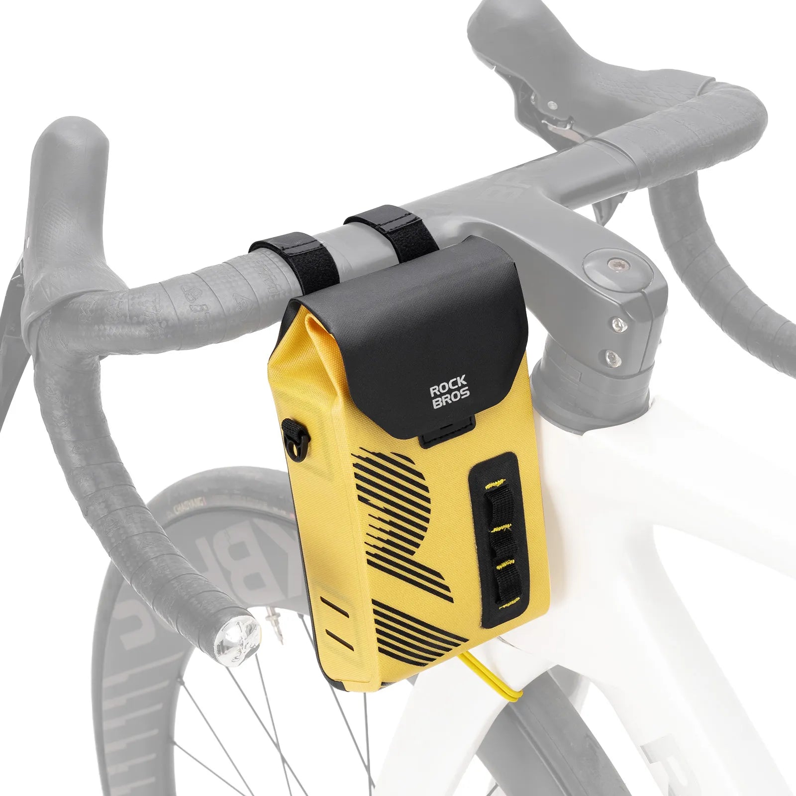 ROCKBROS waterproof cycling handlebar bag rainproof bike front bag for road bike MTB commuter