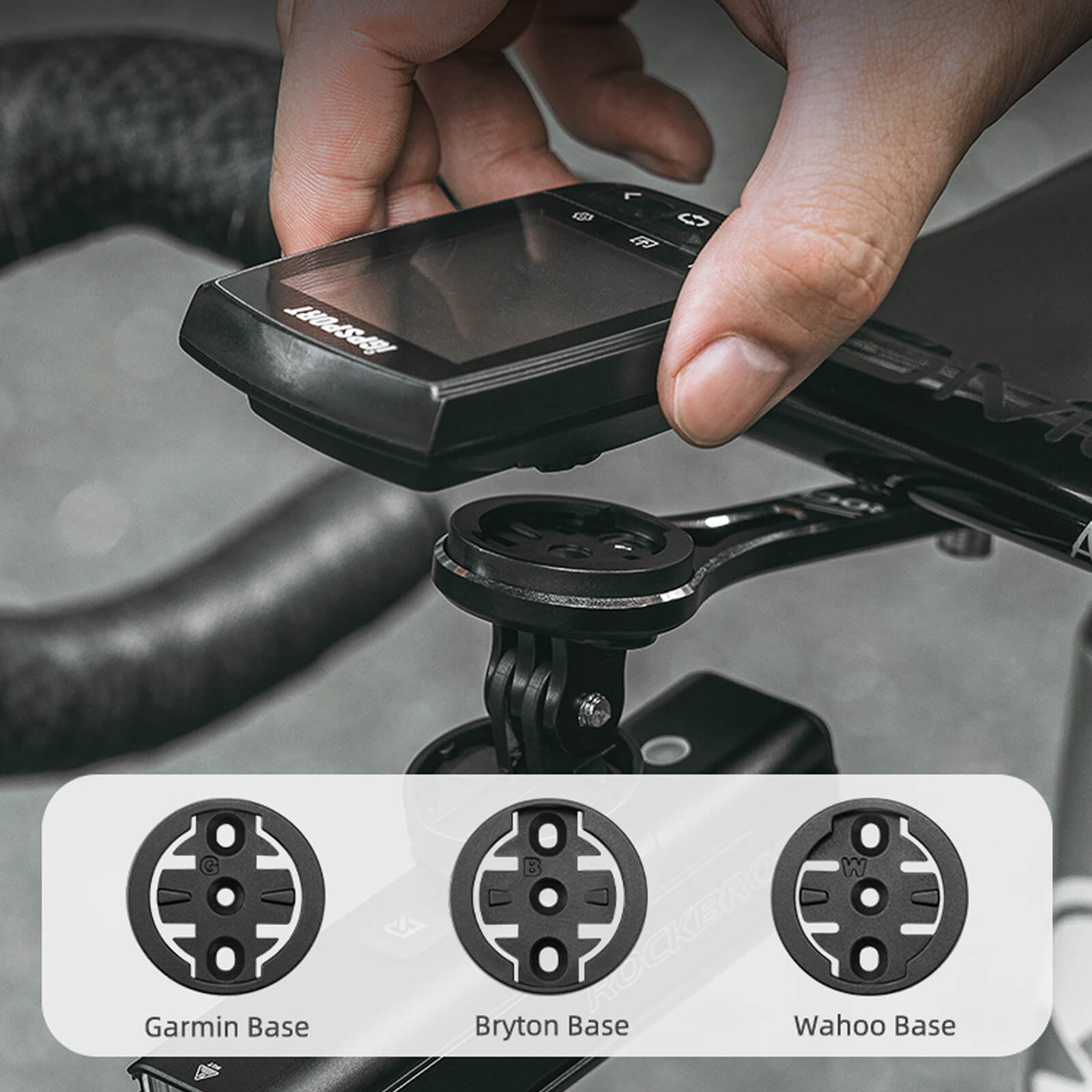 rockbros one-piece handlebar extension mount for bikes.
#option_Telescopic bracket