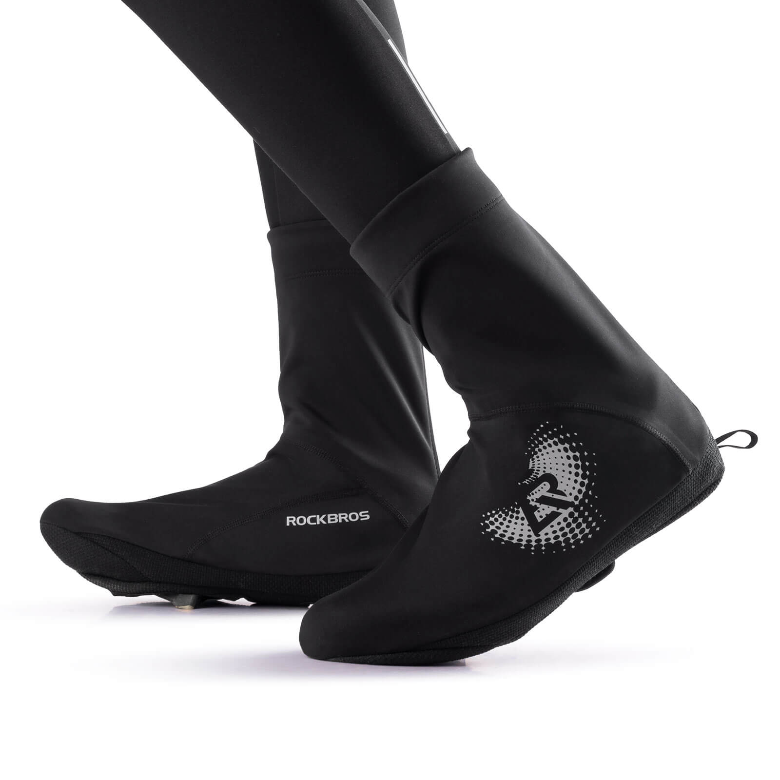 RockBros Windproof Cycling Shoe Covers with High Ankle Protection for Road and MTB Shoes.