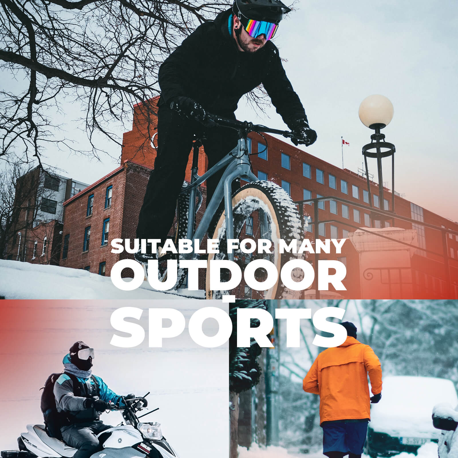 rockbros windproof water-resistant cycling jacket for cold weather.