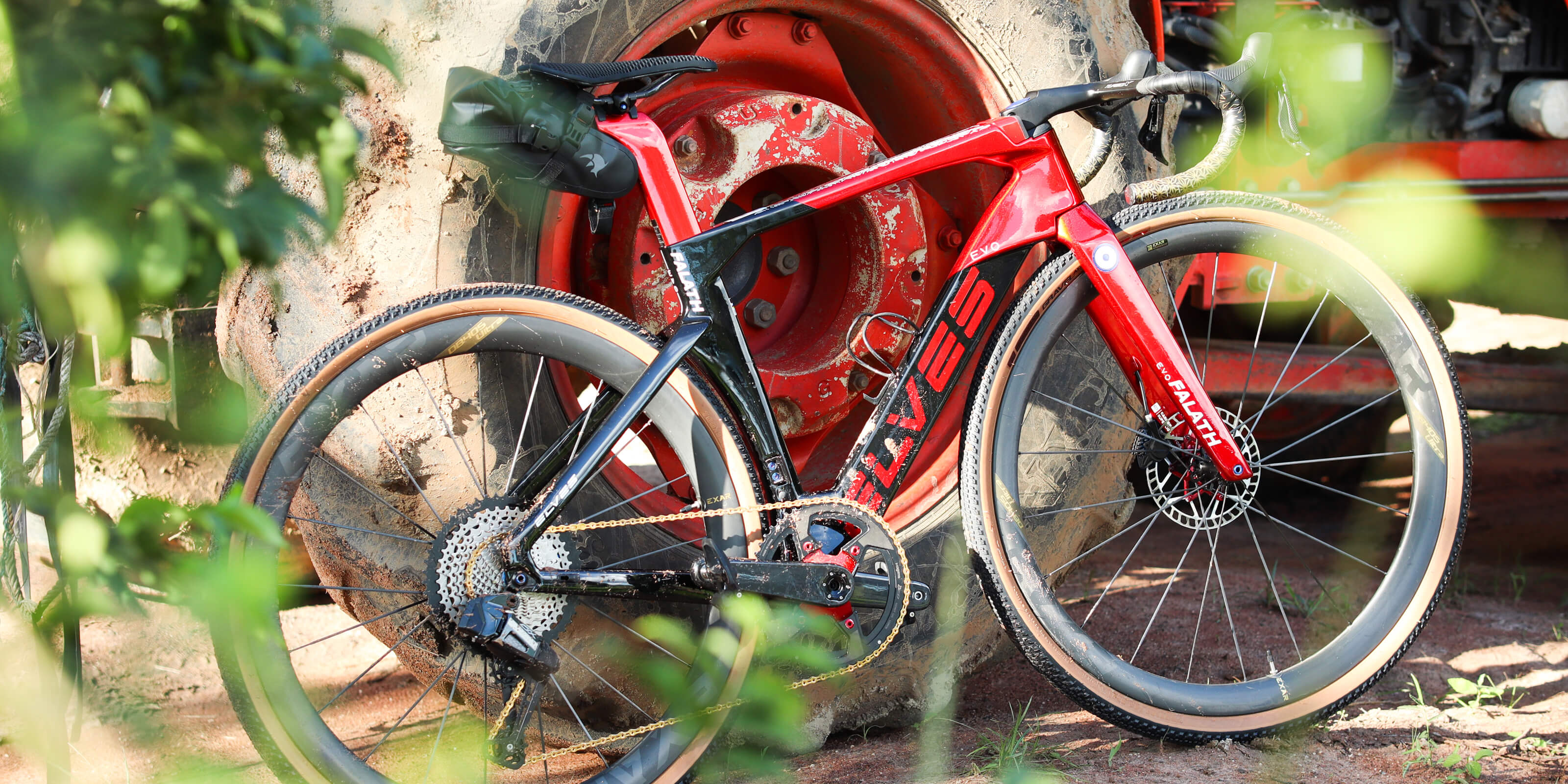rockbros wireless gravel drivetrain kit with 1x system and electronic rear derailleur.