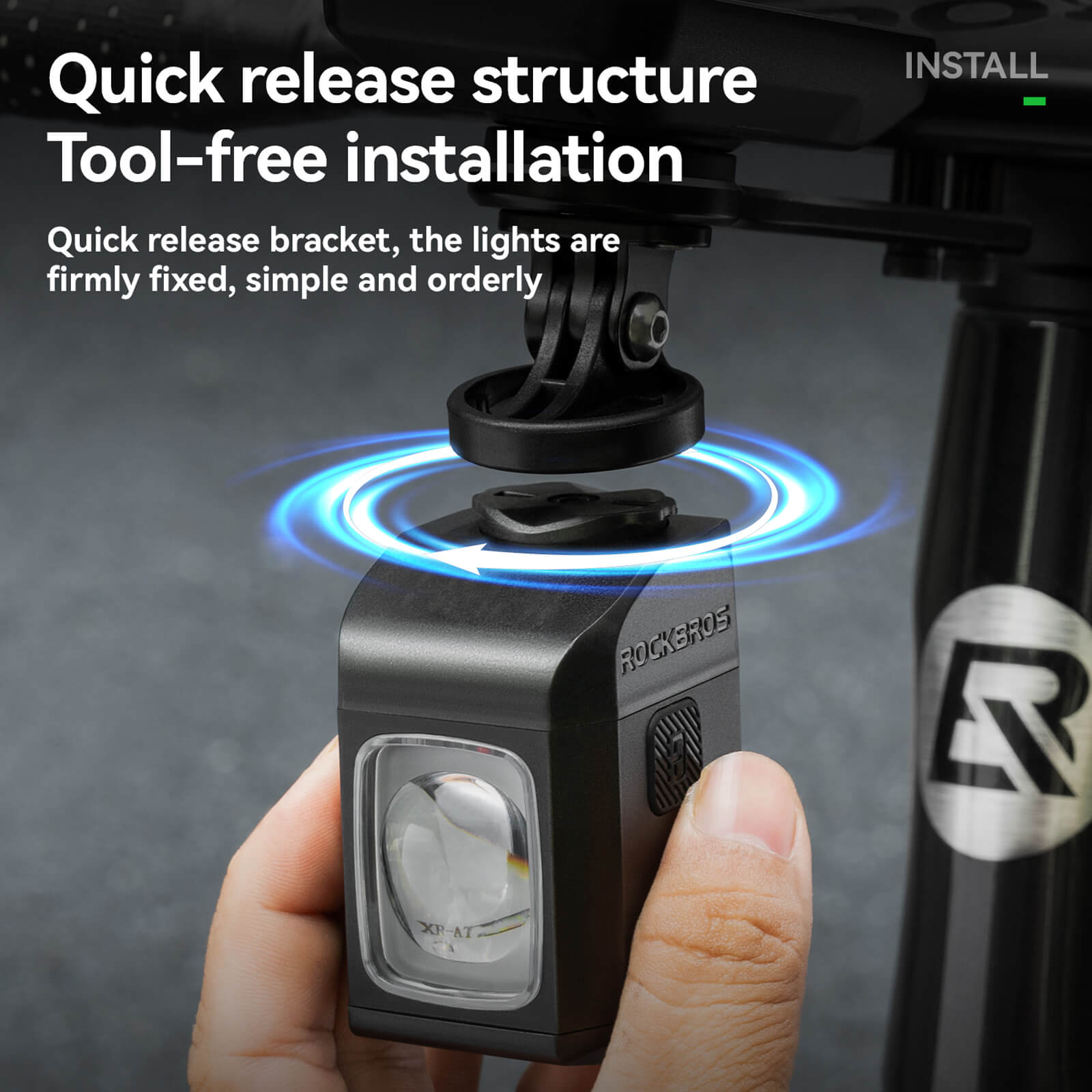 rockbros wireless remote bike headlight for night riding
#color_black