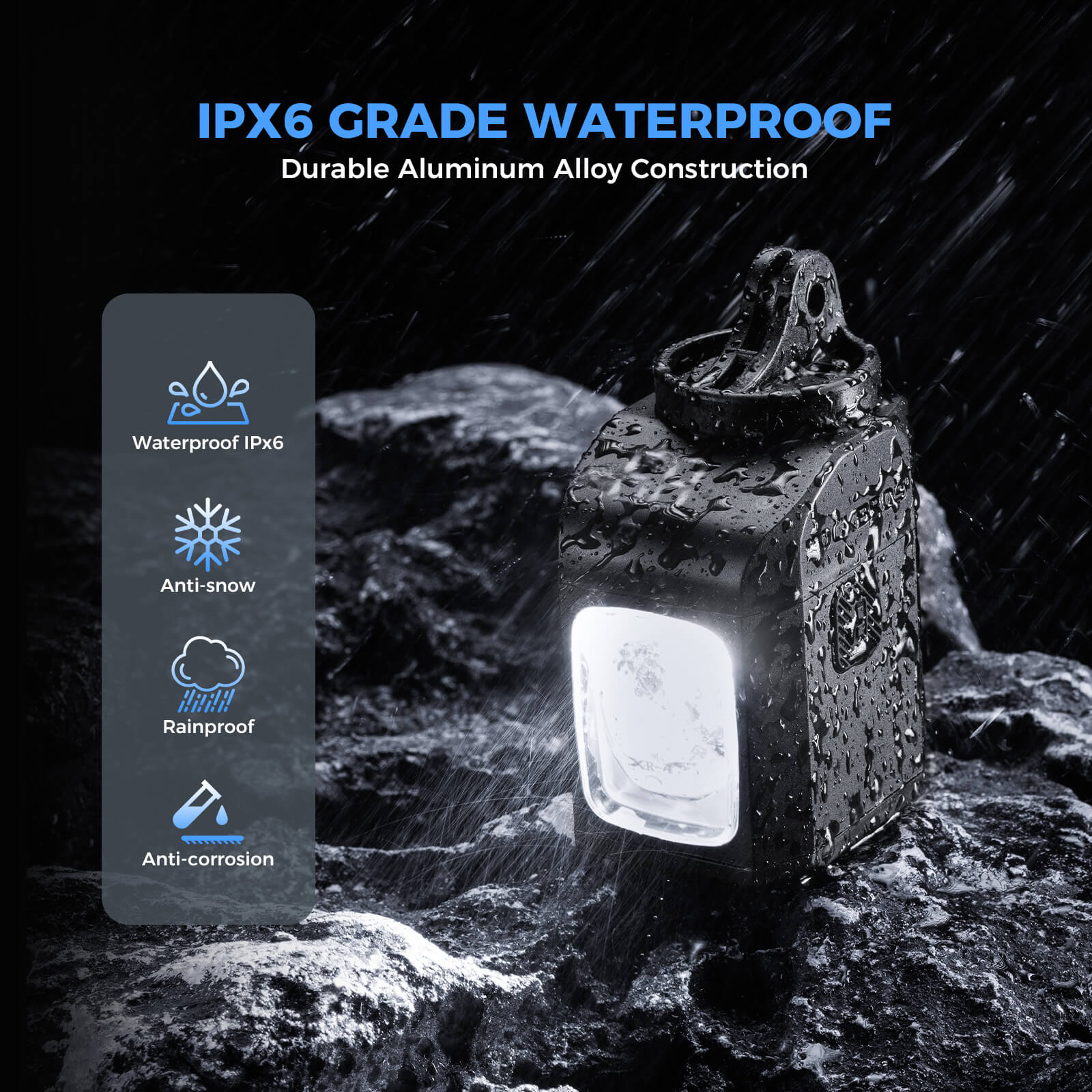 rockbros wireless remote bike headlight for night riding.
#color_white