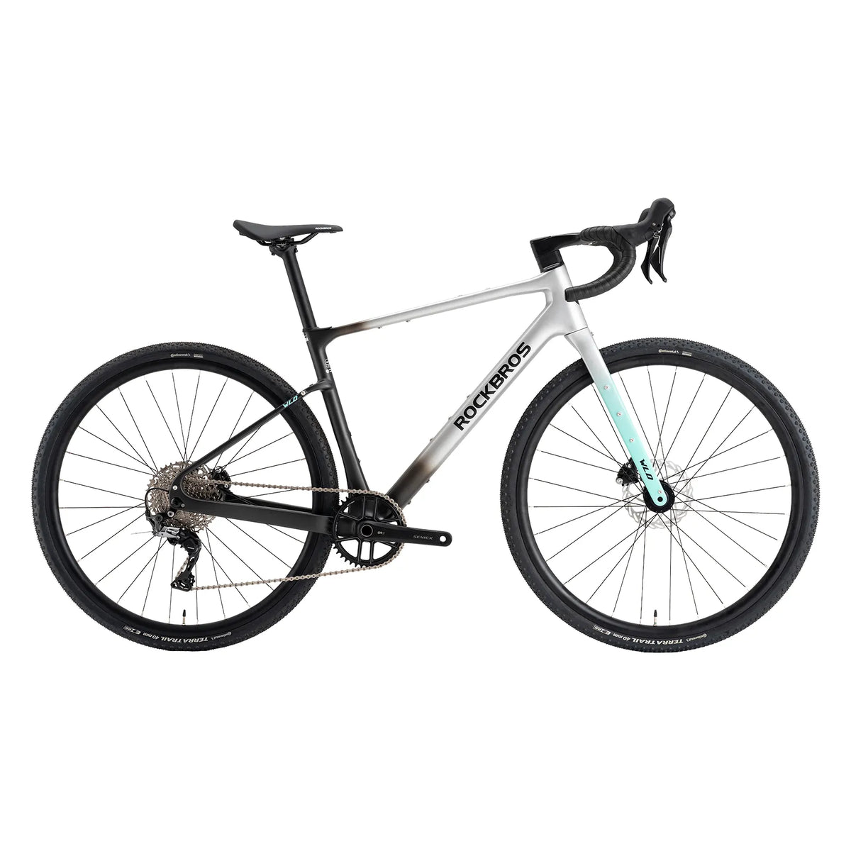 RockBros WLD Terra Carbon gravel bike.
#colour_light green
