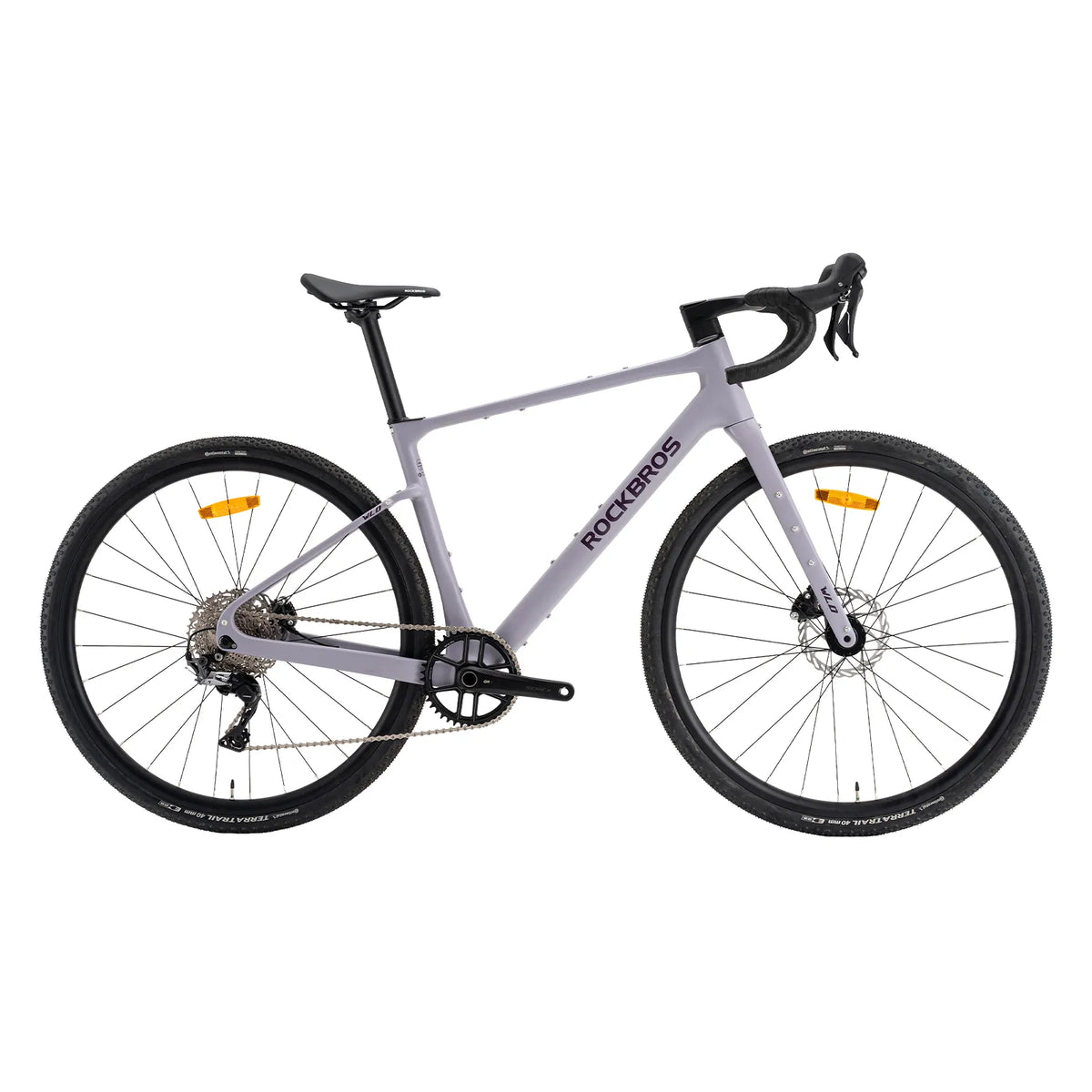 RockBros WLD Terra Carbon gravel bike.
#colour_purple