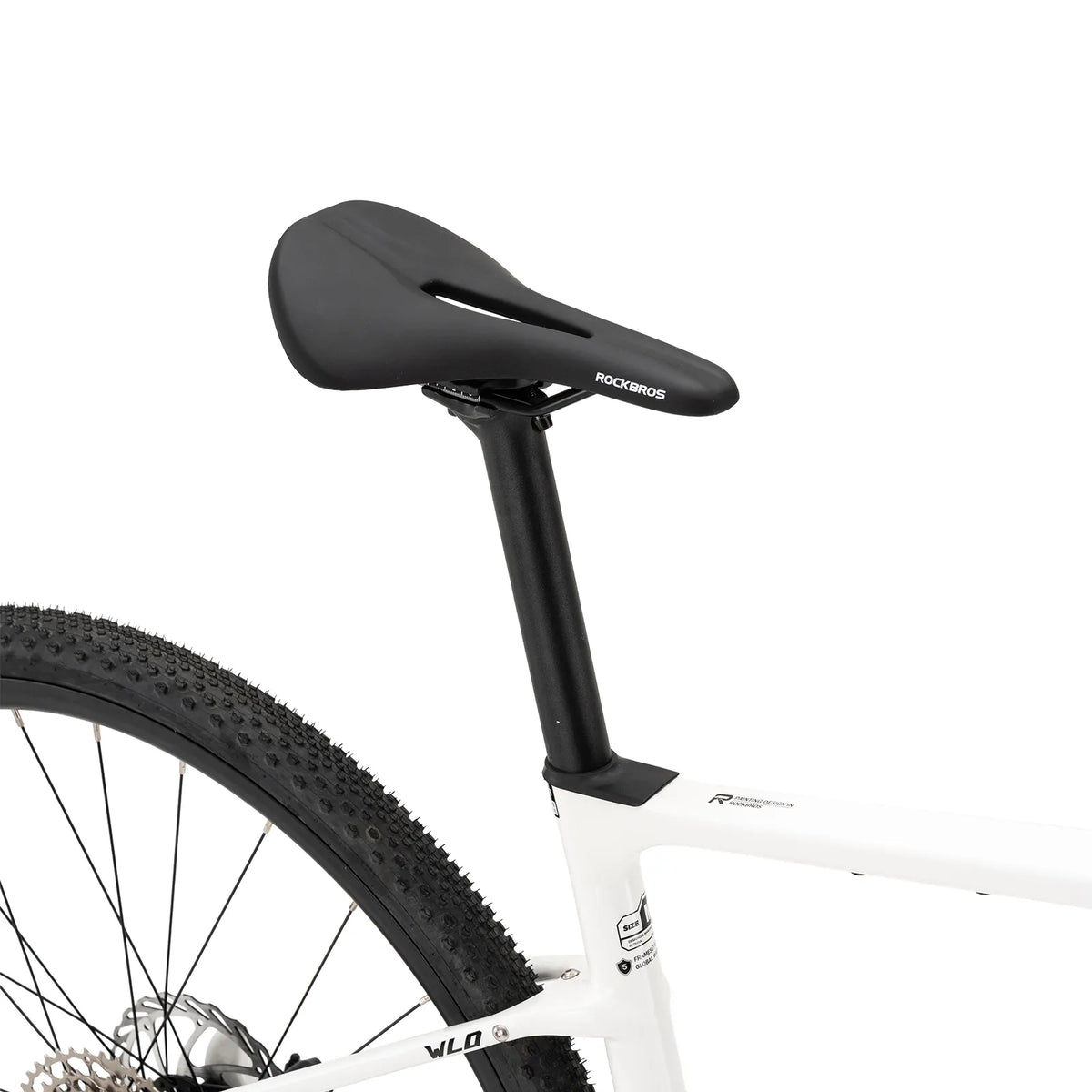 RockBros WLD Terra Carbon gravel bike.
#colour_white