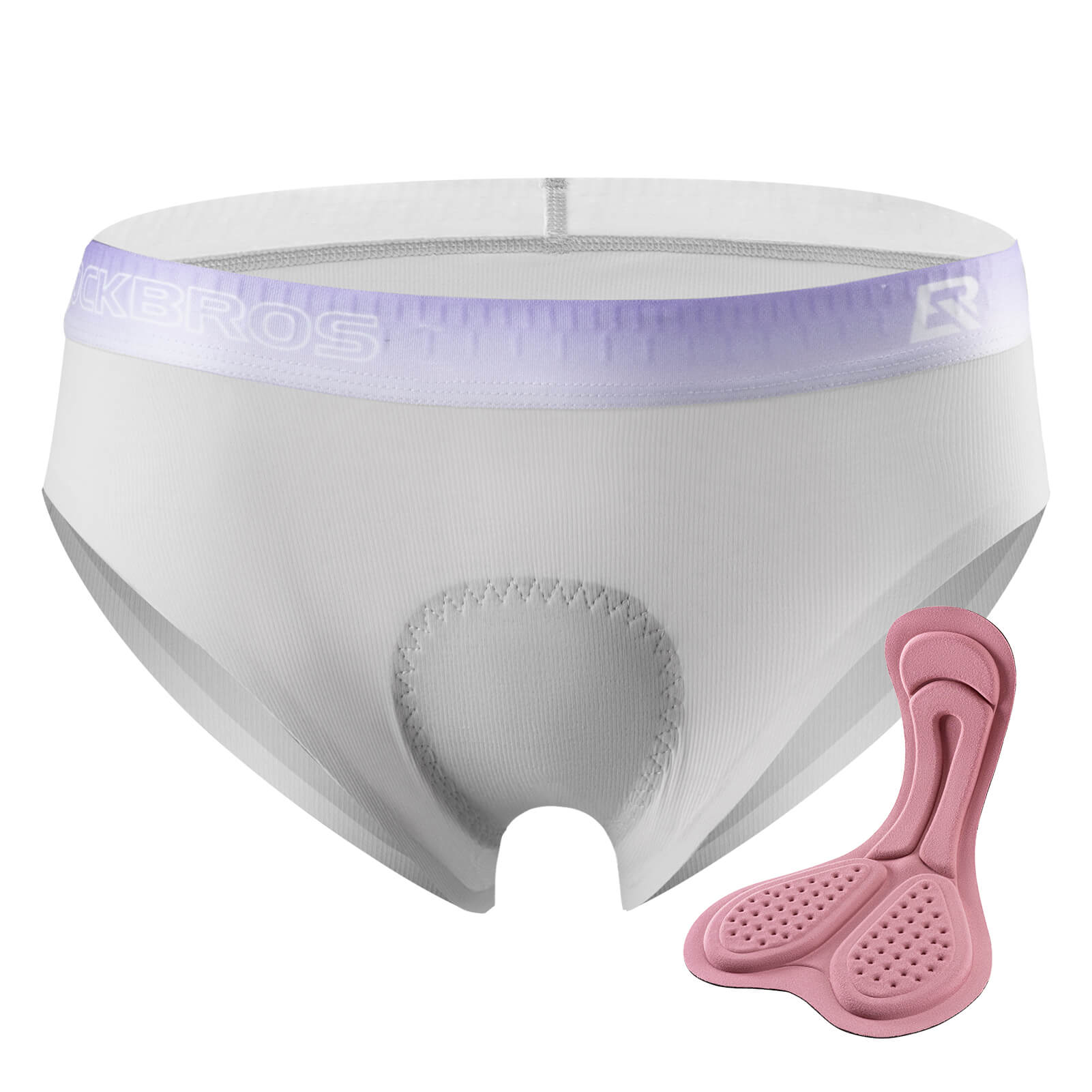 rockbros women padded cycling shorts for comfortable riding
#color_gray