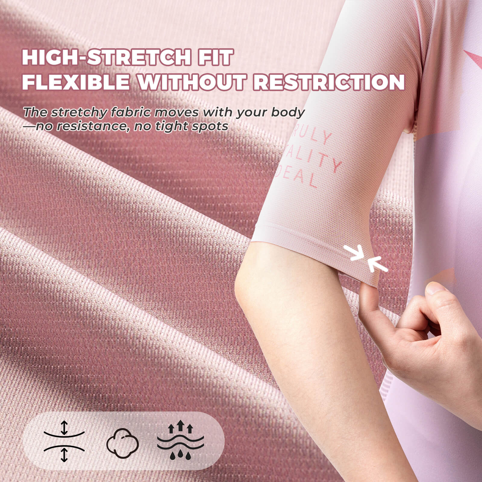 rockbros women’s quick-dry cycling jersey for summer riding.
#color_white