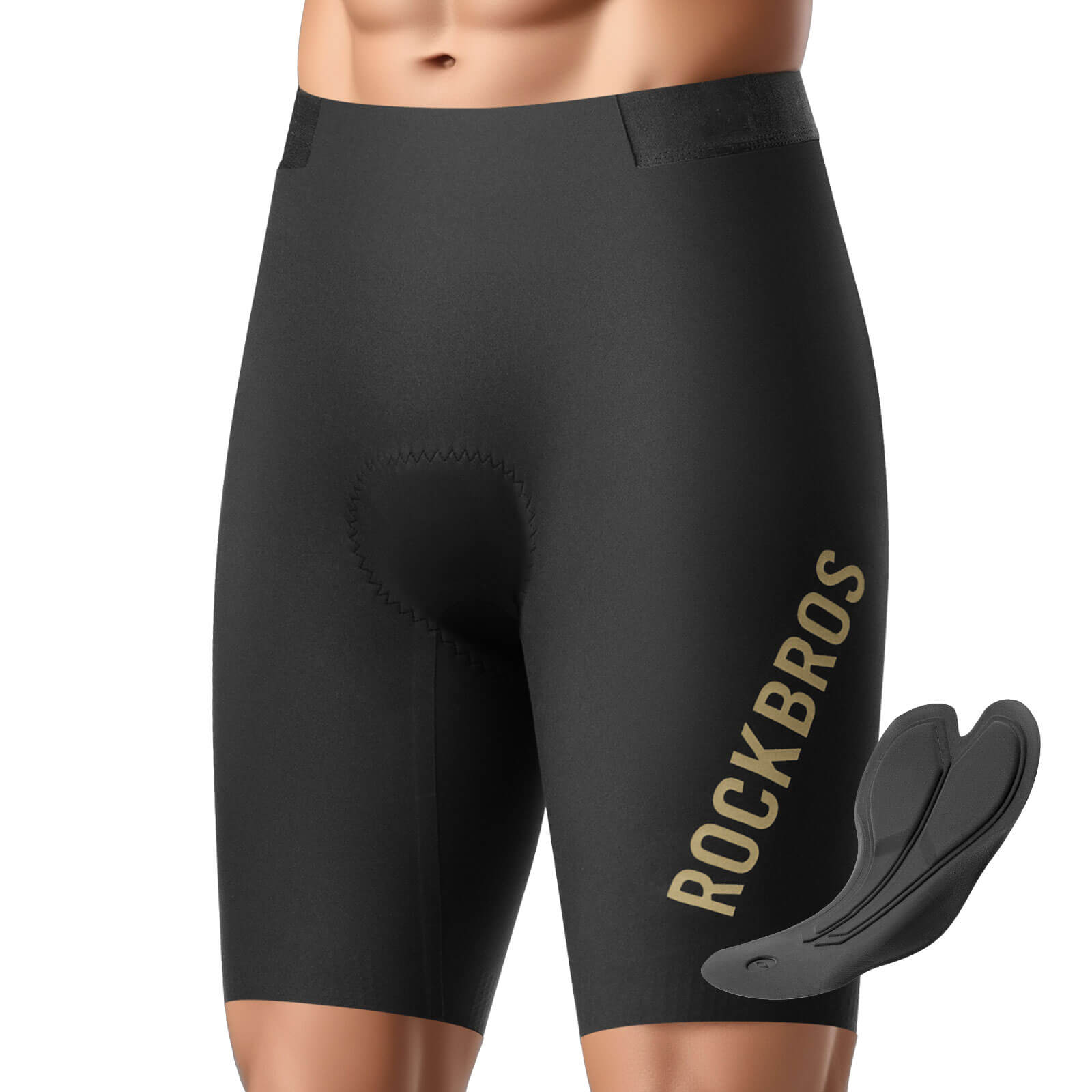 rockbros Wright Pro men’s cycling shorts for summer rides.