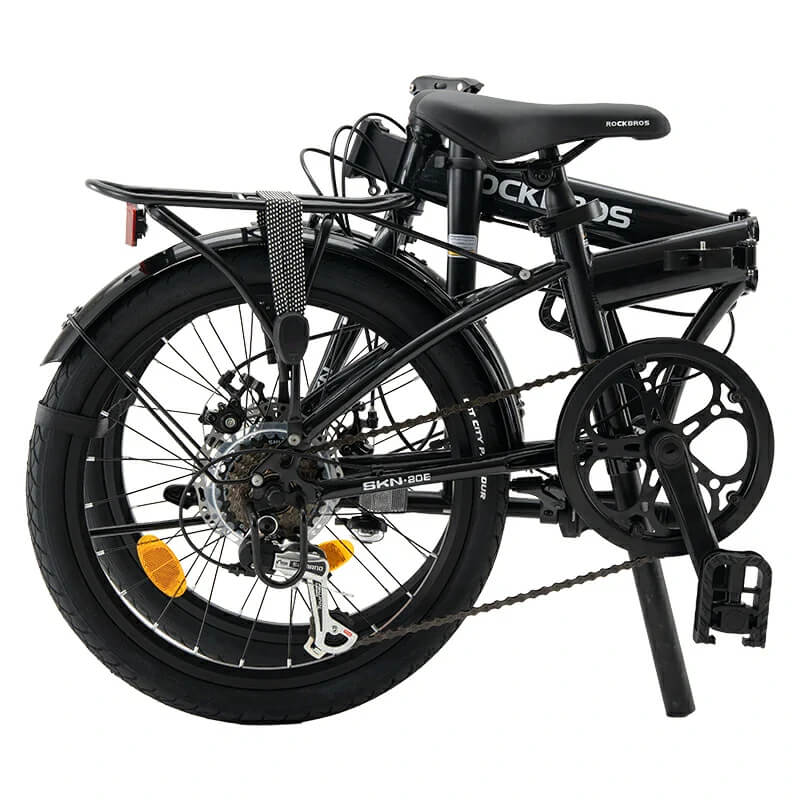 rockbros 20 inch 7 speed folding bike for urban commuting.
#color_black