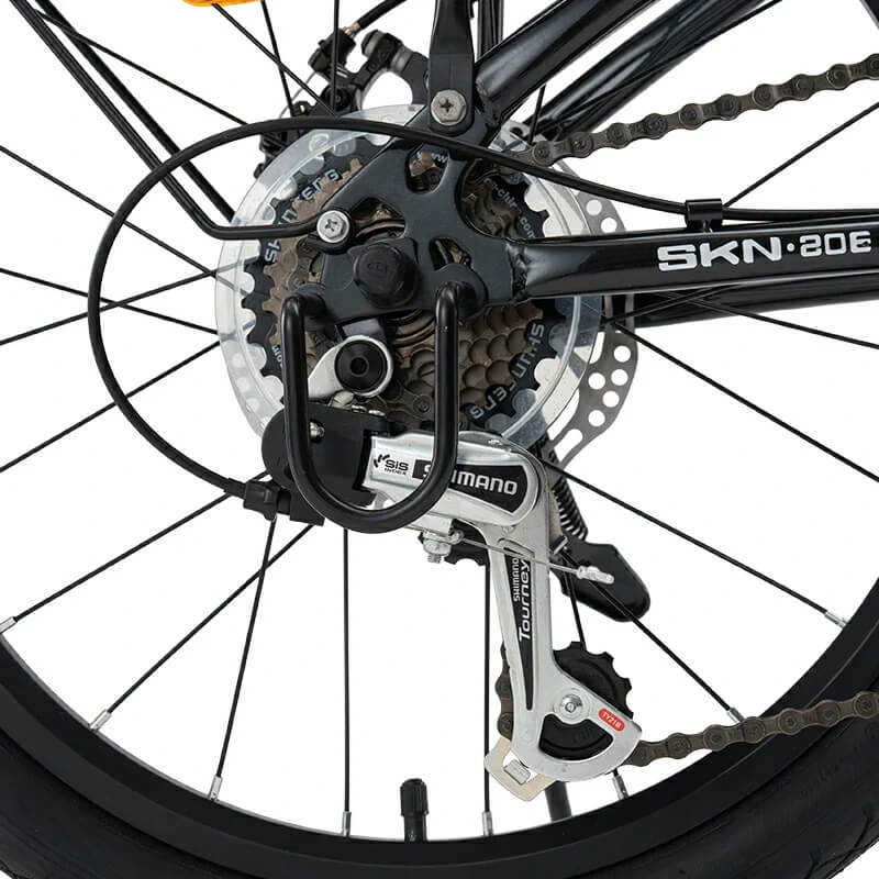 rockbros 20 inch 7 speed folding bike for urban commuting.
#color_black