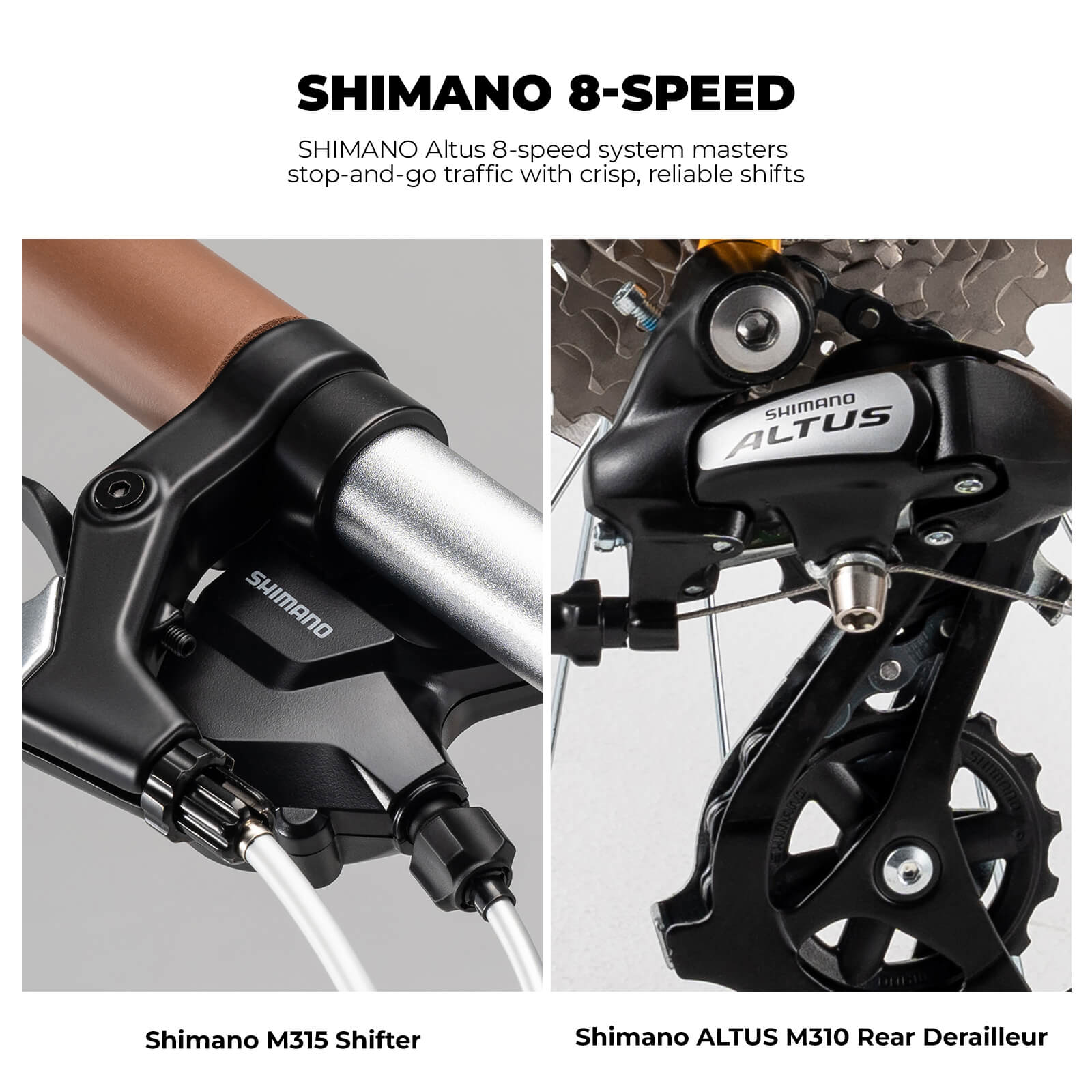 rockbros Folded view of the VDS 20-inch folding bicycle for easy storage.
#color_silver