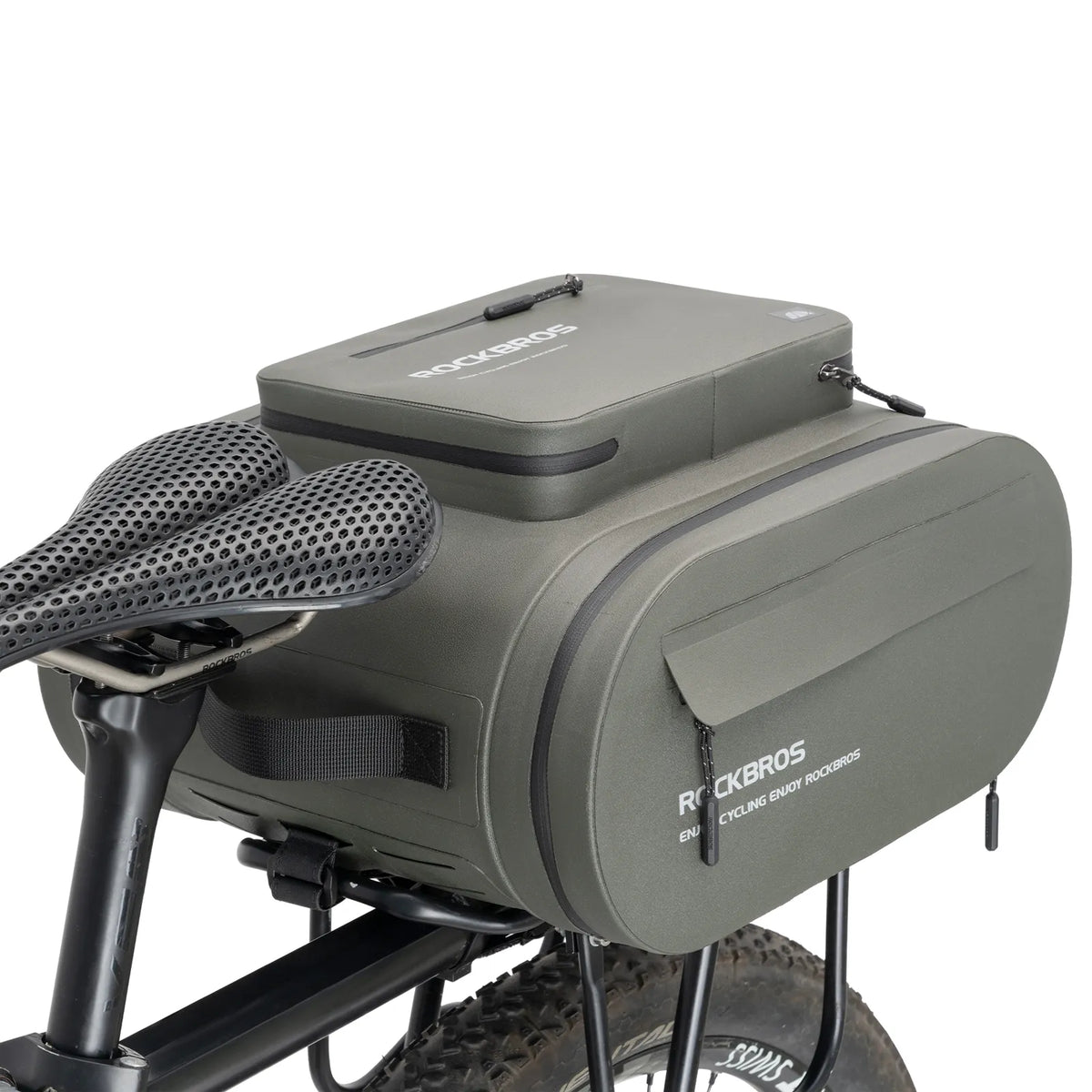 Waterproof bike storage bag for commuting and touring