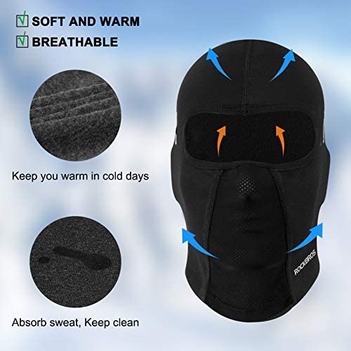 ROCKBROS-Thermal Cycling Skull Cap Face Mask Windproof Balaclava Unisex Warm Hat