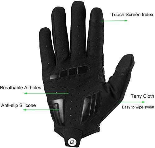 ROCKBROS Cycling Full Finger Gloves Outdoor Sport Gloves Fit for Spring Autumn