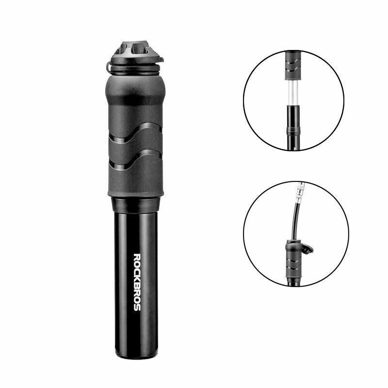 ROCKBROS Portable Dual Valve Hand Pump for MTB Bicycles