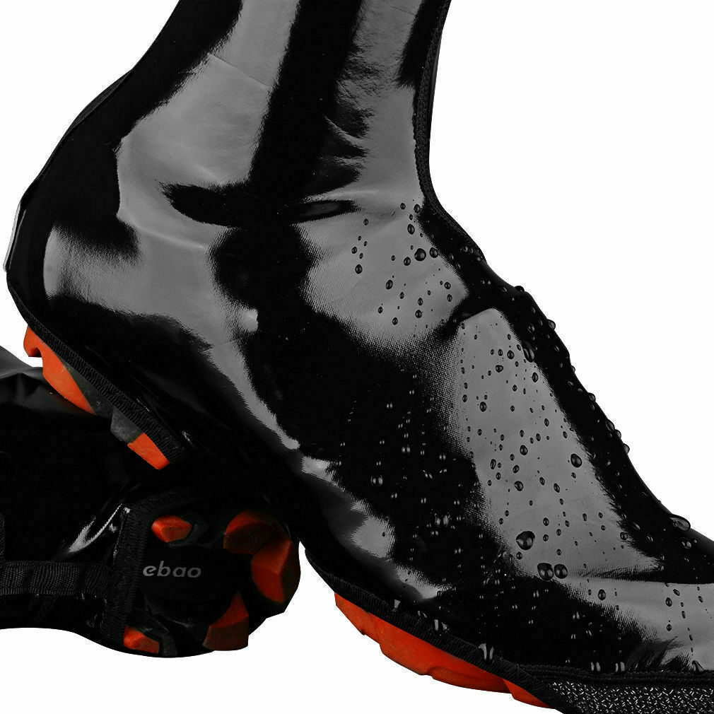 ROCKBROS-Cycling Thermal Skiing Shoe Cover  Rainproof PU Protective Overshoes