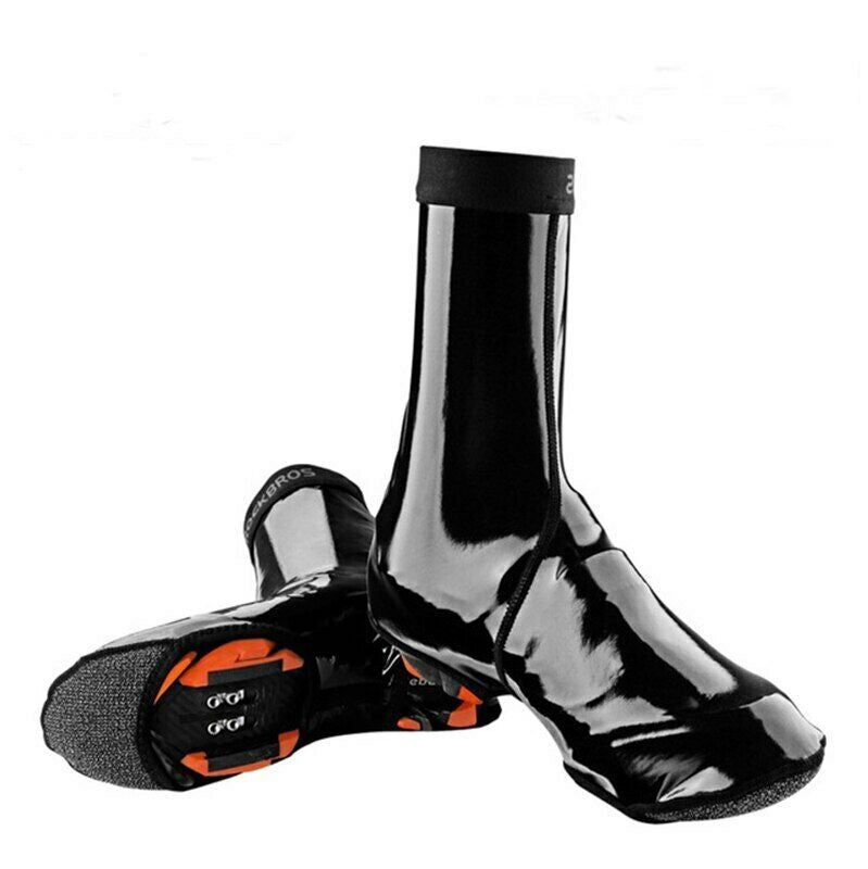 ROCKBROS-Cycling Thermal Skiing Shoe Cover  Rainproof PU Protective Overshoes