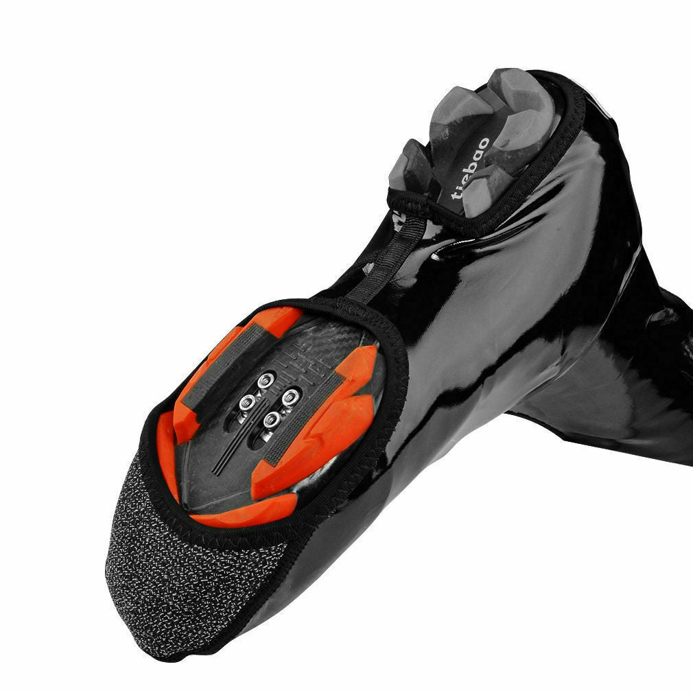 ROCKBROS-Cycling Thermal Skiing Shoe Cover  Rainproof PU Protective Overshoes