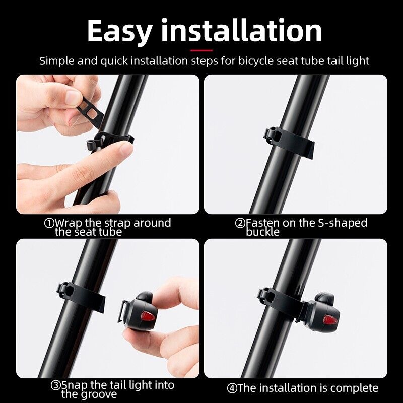 ROCKBROS Rotatable Bike Tail Light A54BK