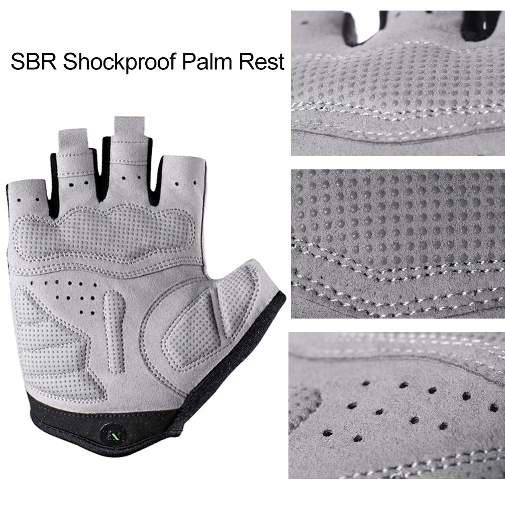 all-groups ROCKBROS Half Finger Cycling Short Gloves Shockproof Gloves