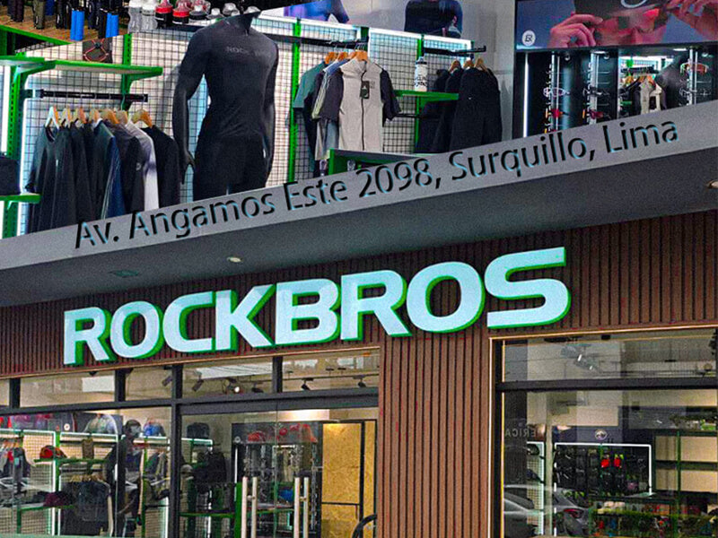 ROCKBROS Lima Store front at Av. Arequipa 2698 in Lince, Peru