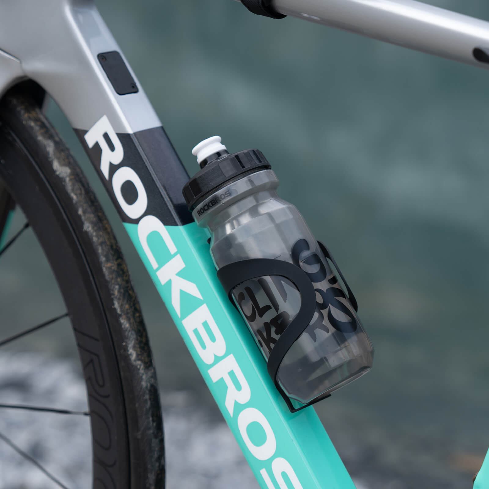rockbros Bike bottle and cage set for safe hydration