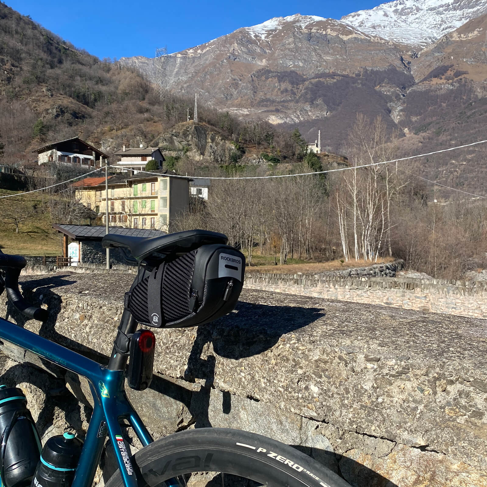 rockbros versatile cycling saddle bag for commuting and long distance rides