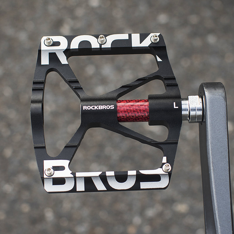 ROCKBROS Lightweight Flat Bike Pedals in Various Colours (Pair)