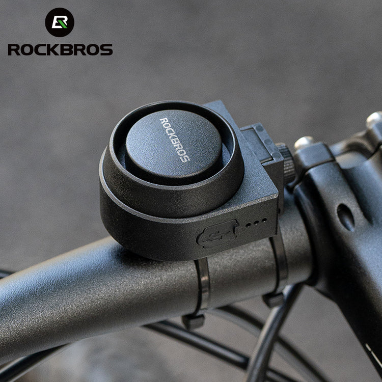 ROCKBROS Bike Horn Alarm with Remote 115dB Wireless Anti-Theft Vibration Bicycle Bell