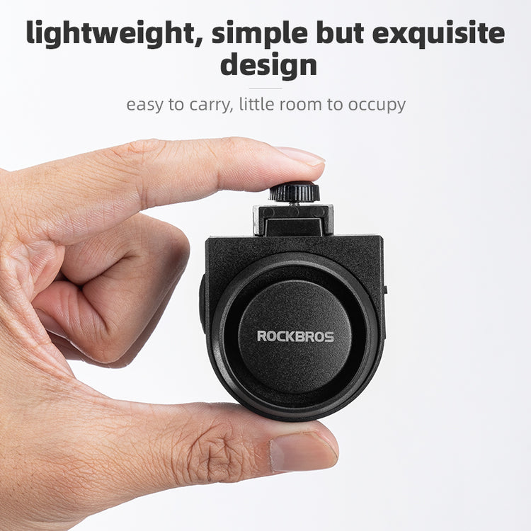 ROCKBROS Bike Horn Alarm with Remote 115dB Wireless Anti-Theft Vibration Bicycle Bell