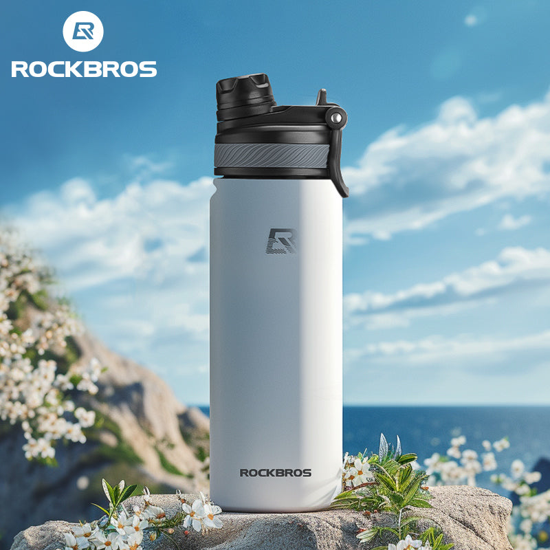ROCKBROS Bicycle Cycling Insulated Water Bottle Stainless Steel Drink Cup