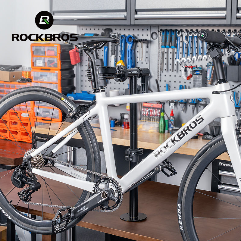 ROCKBROS Adjustable Bike Repair Stand Bench Mount Bicycle Desktop Workstand
