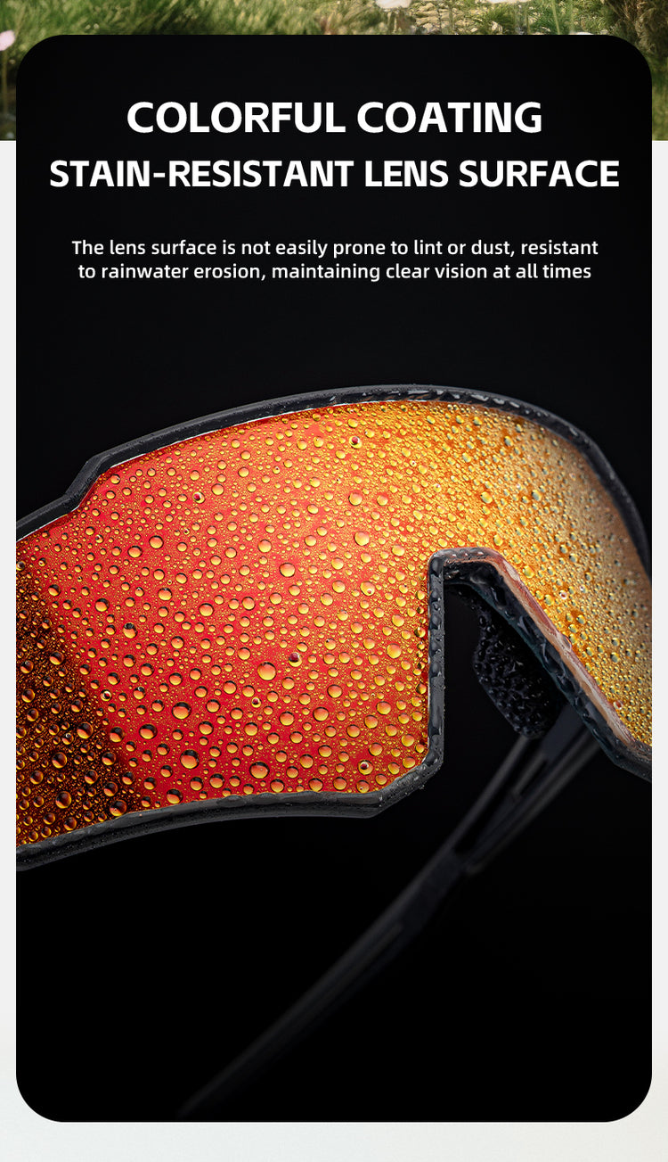 ROCKBROS Cycling Sunglasses Photochromic/Polarised Bicycle Riding Sports Glasses UV400