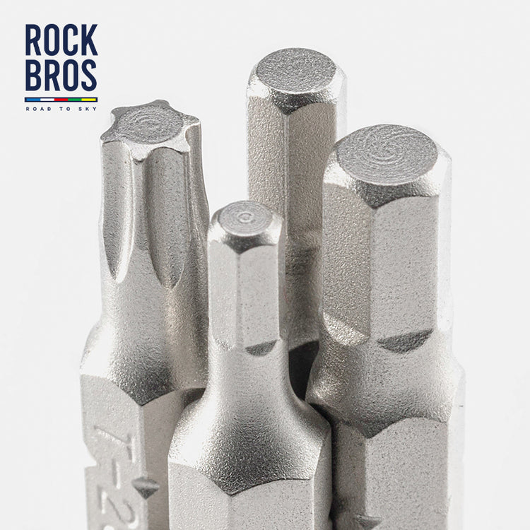 【ROAD TO SKY&VIVK】by ROCKBROS and VIVK Compact Multi-Use Bike Tool Set - Fits in Handlebars